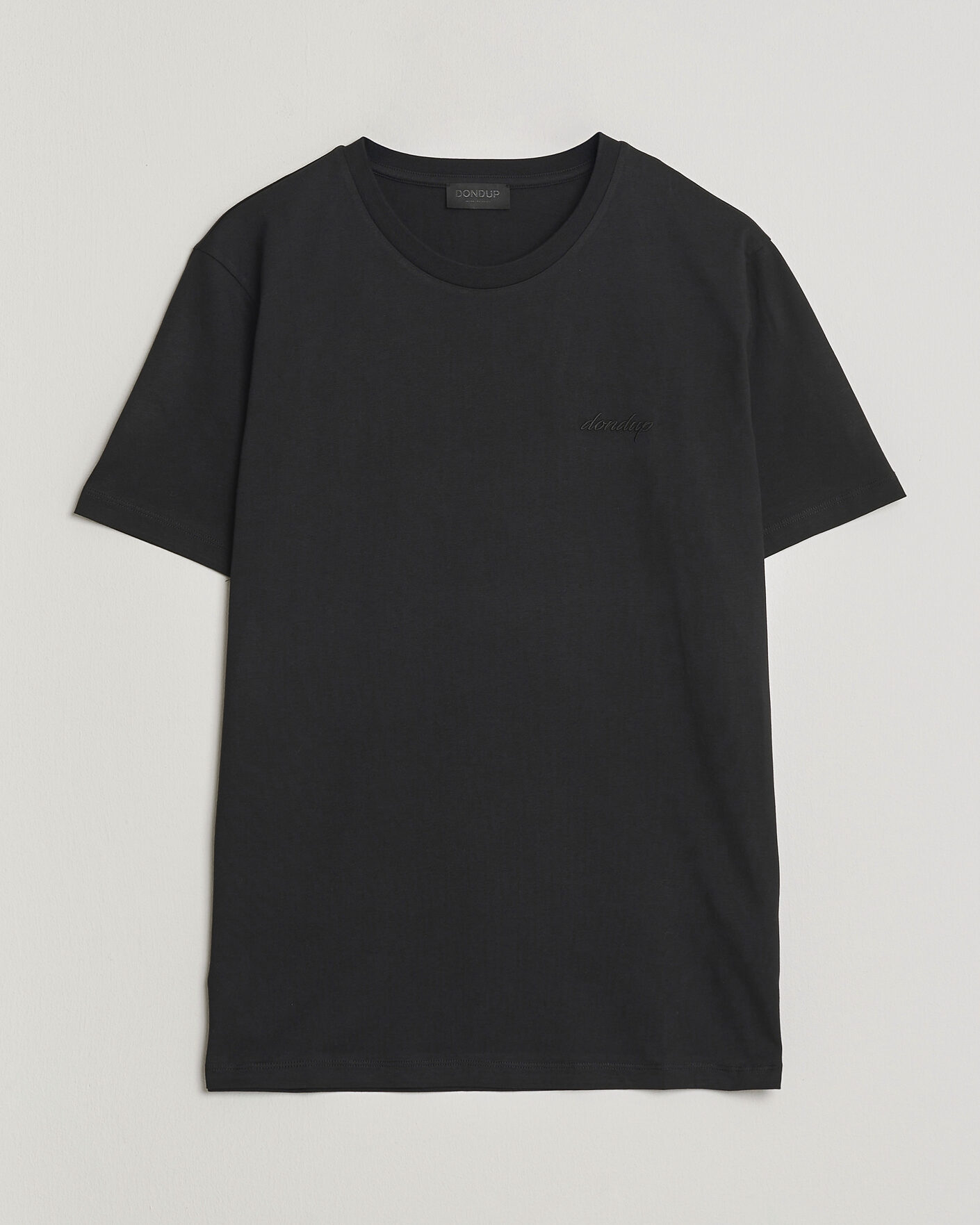 Herr | T-Shirts | Dondup | Logo Crew Neck T-Shirt Black