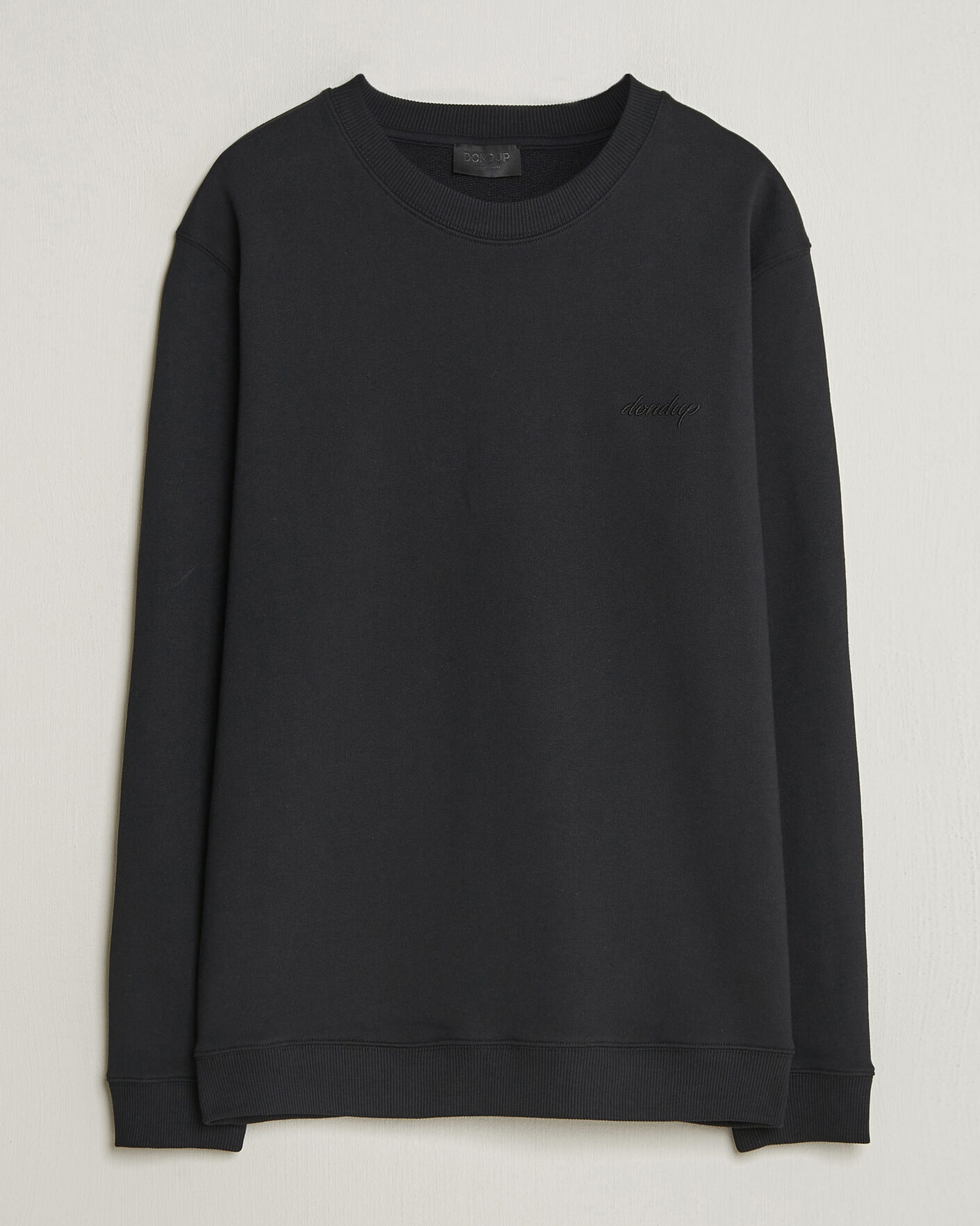Herr | Tröjor | Dondup | Logo Crew Neck Sweatshirt Black