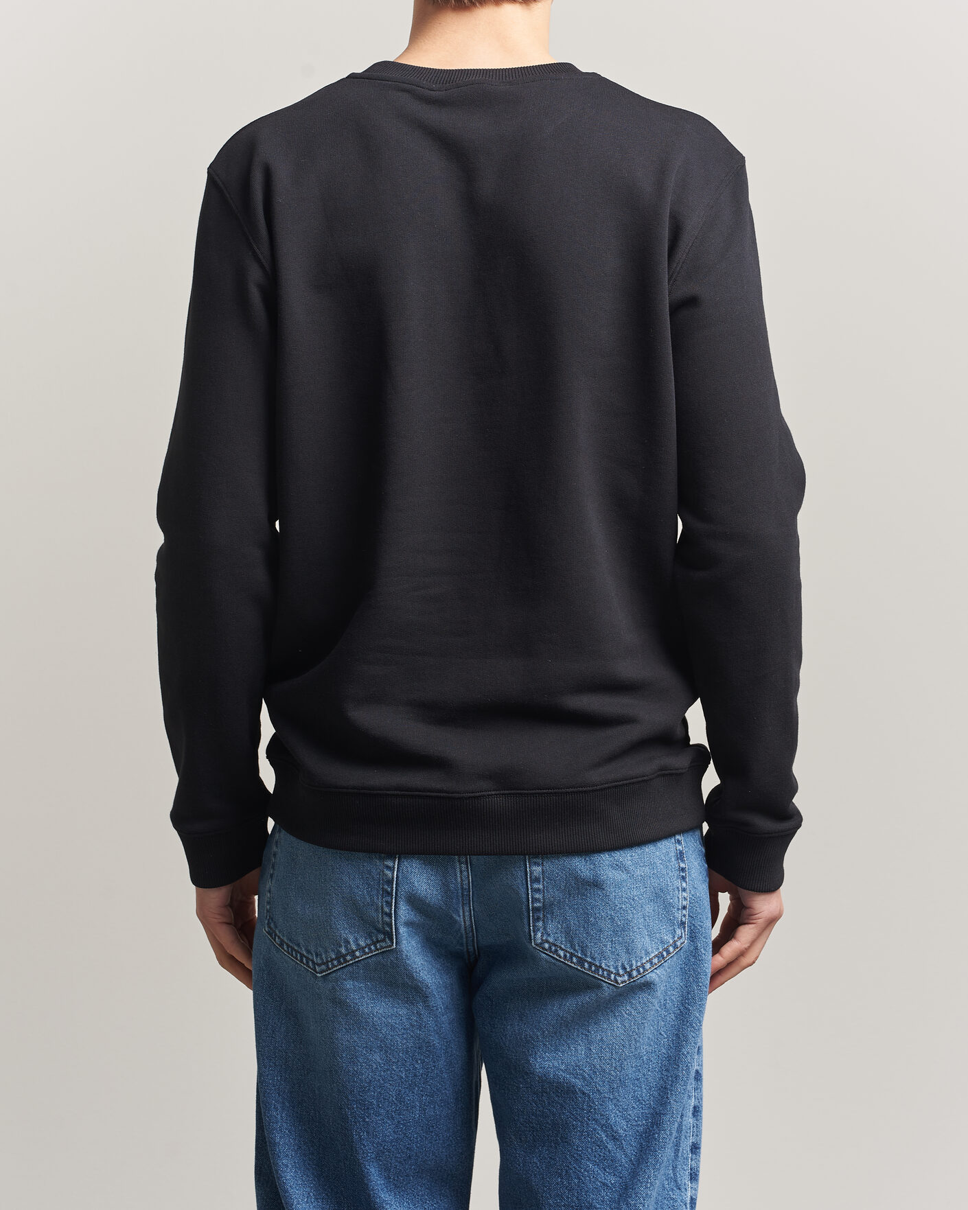 Herr | Tröjor | Dondup | Logo Crew Neck Sweatshirt Black