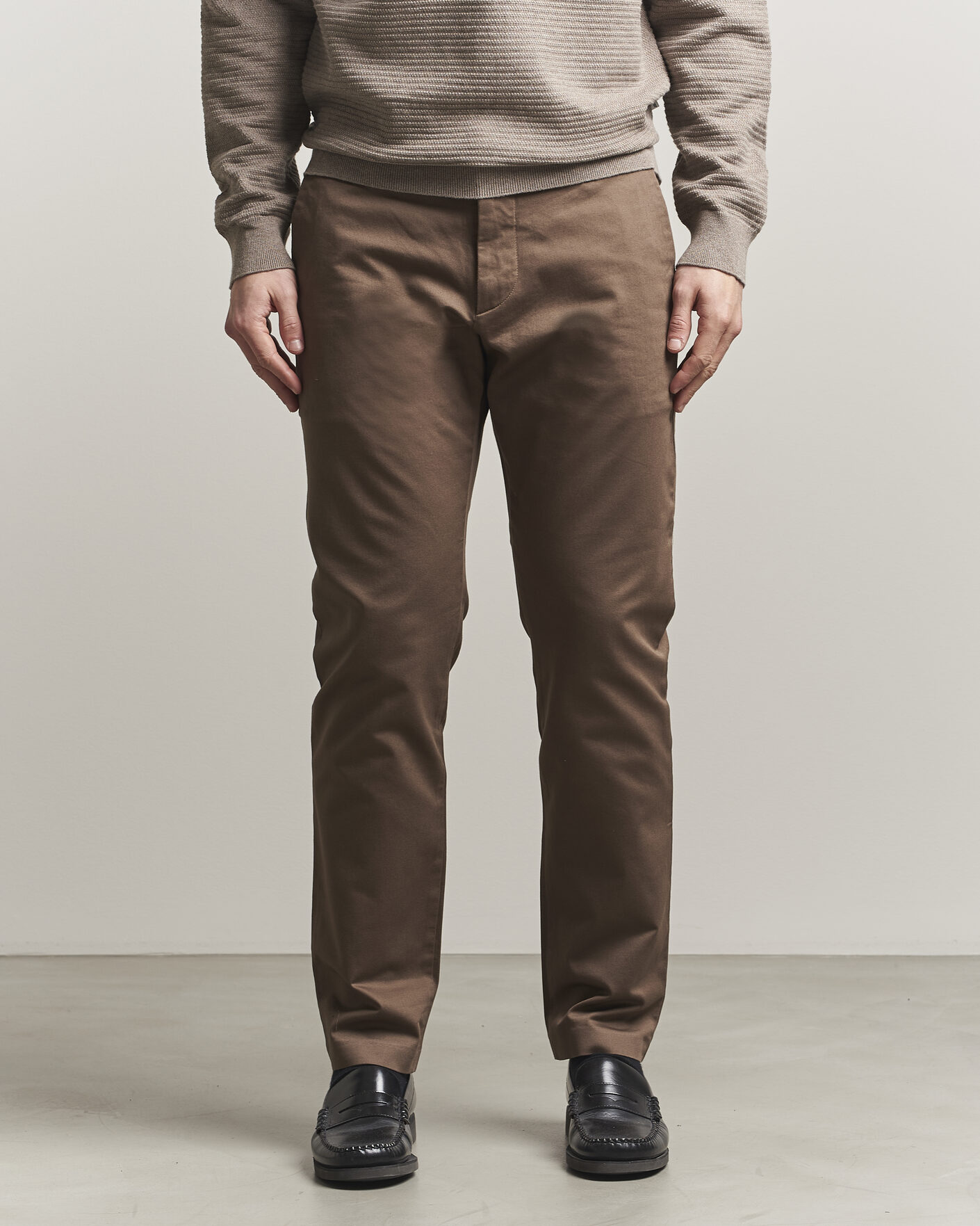 Herr | Byxor | NN07 | Theo Regular Fit Stretch Chinos Mable Husk