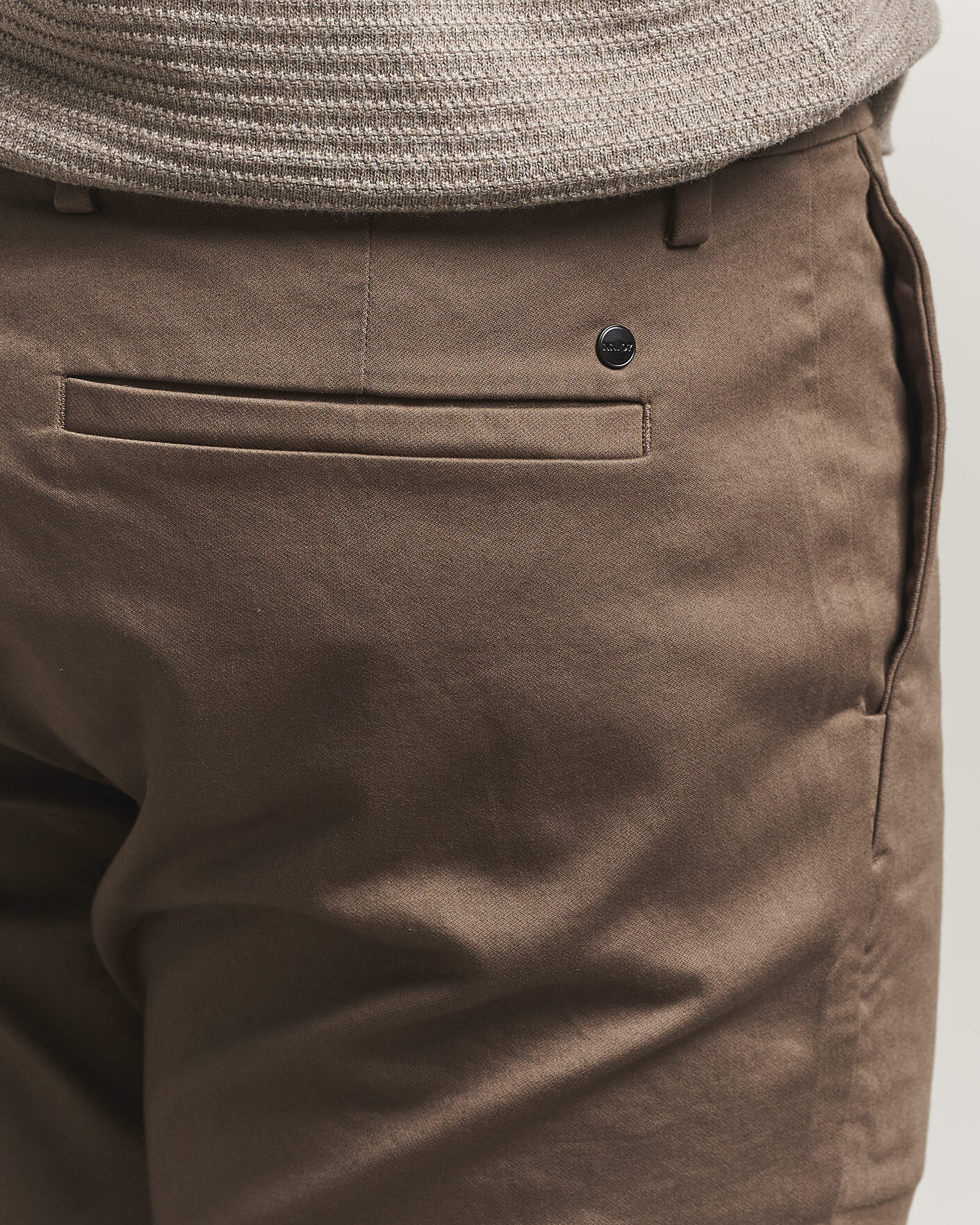 Herr | Byxor | NN07 | Theo Regular Fit Stretch Chinos Mable Husk