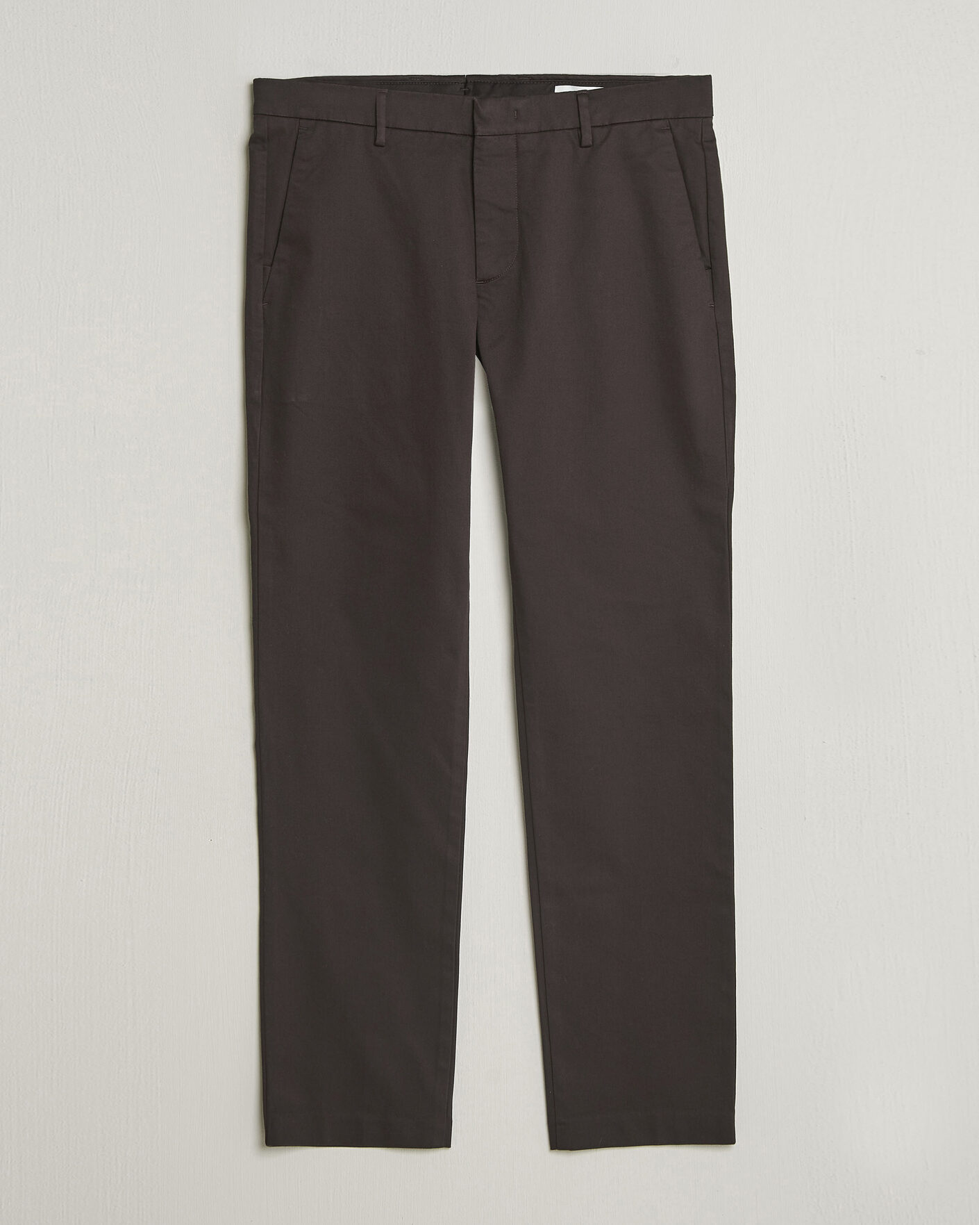 Herr | Byxor | NN07 | Theo Regular Fit Stretch Chinos Deep Truffle
