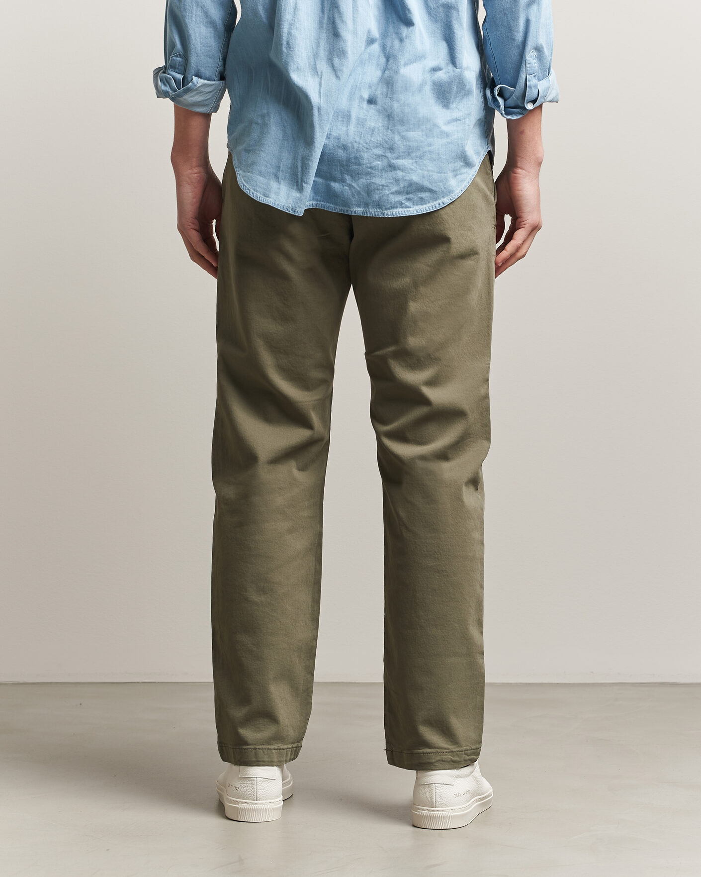 Herr | Byxor | NN07 | Aden Regular Fit Chinos Capers Green