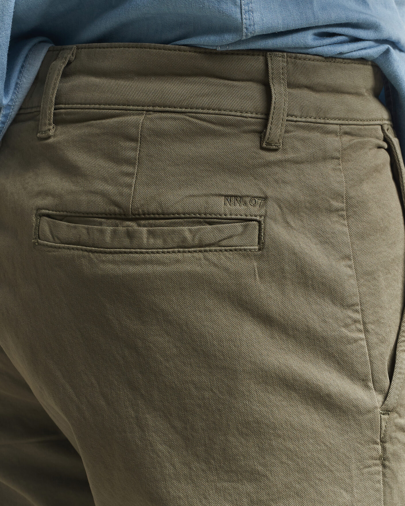 Herr | Byxor | NN07 | Aden Regular Fit Chinos Capers Green