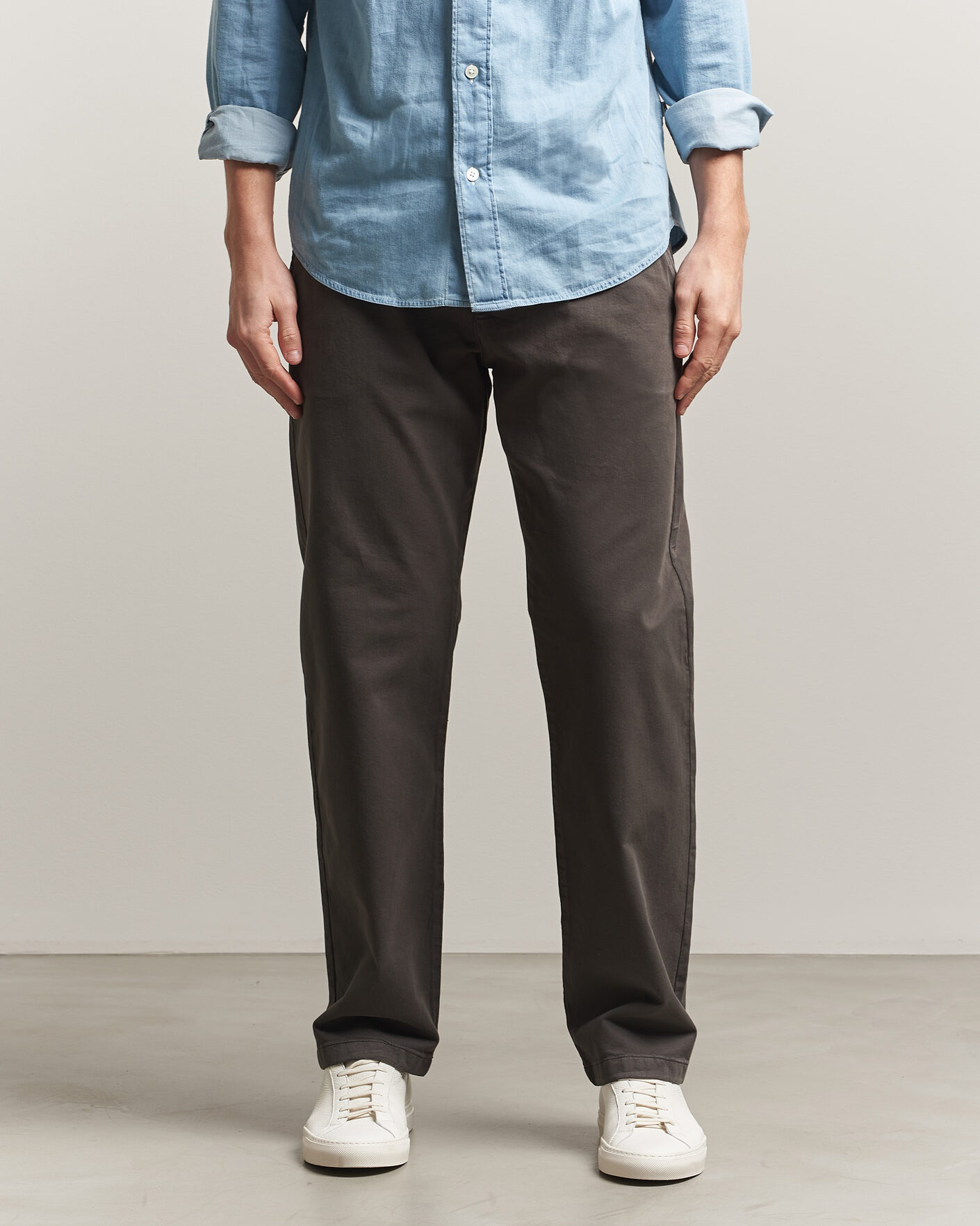 Herr | Byxor | NN07 | Aden Regular Fit Chinos Dark Army