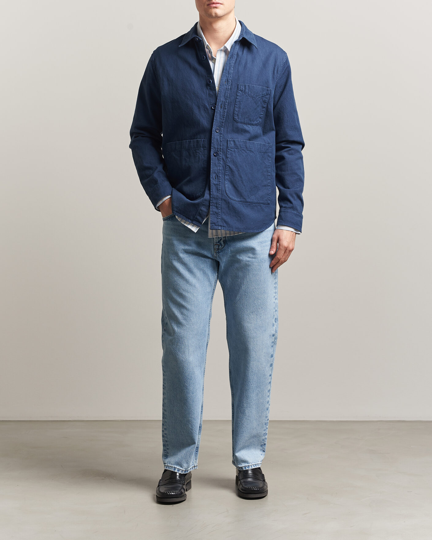 Herr | Skjortor | NN07 | Sonny Regular Fit Jeans Light Indigo