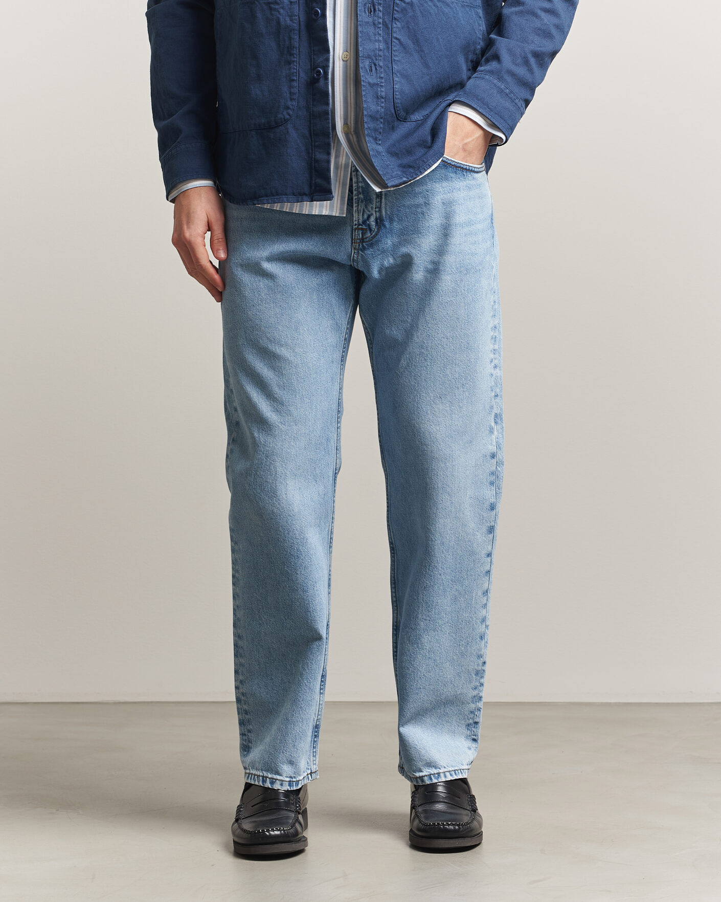 Herr | Skjortor | NN07 | Sonny Regular Fit Jeans Light Indigo