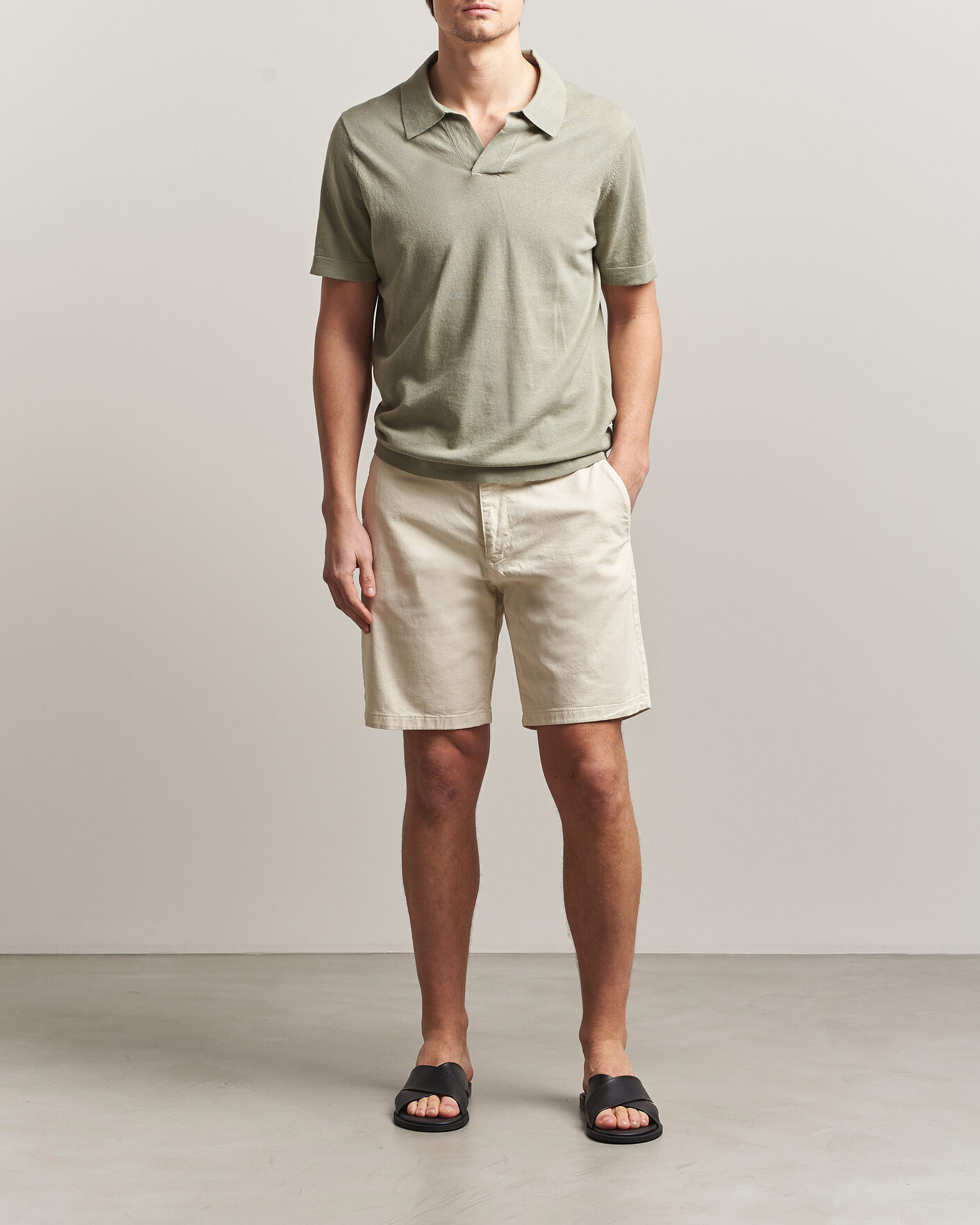 Herr | Shorts | NN07 | Aden Regular Fit Chino Shorts Ivory