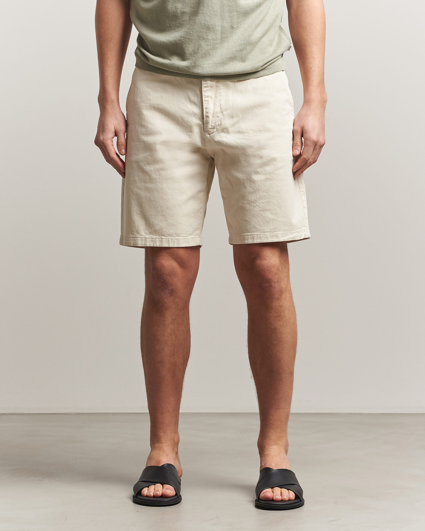 Herr | Shorts | NN07 | Aden Regular Fit Chino Shorts Ivory