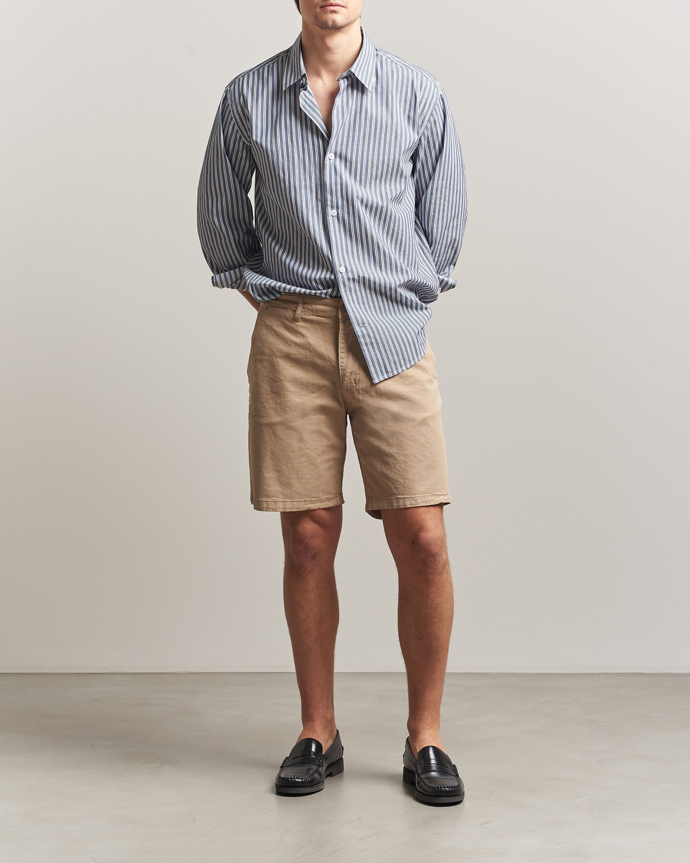 Herr | Shorts | NN07 | Aden Regular Fit Chino Shorts Desert Khaki