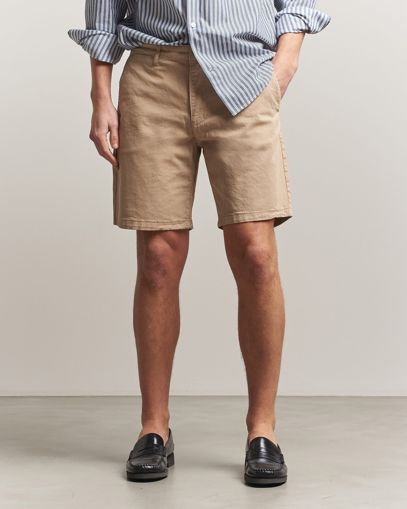 Herr | Shorts | NN07 | Aden Regular Fit Chino Shorts Desert Khaki