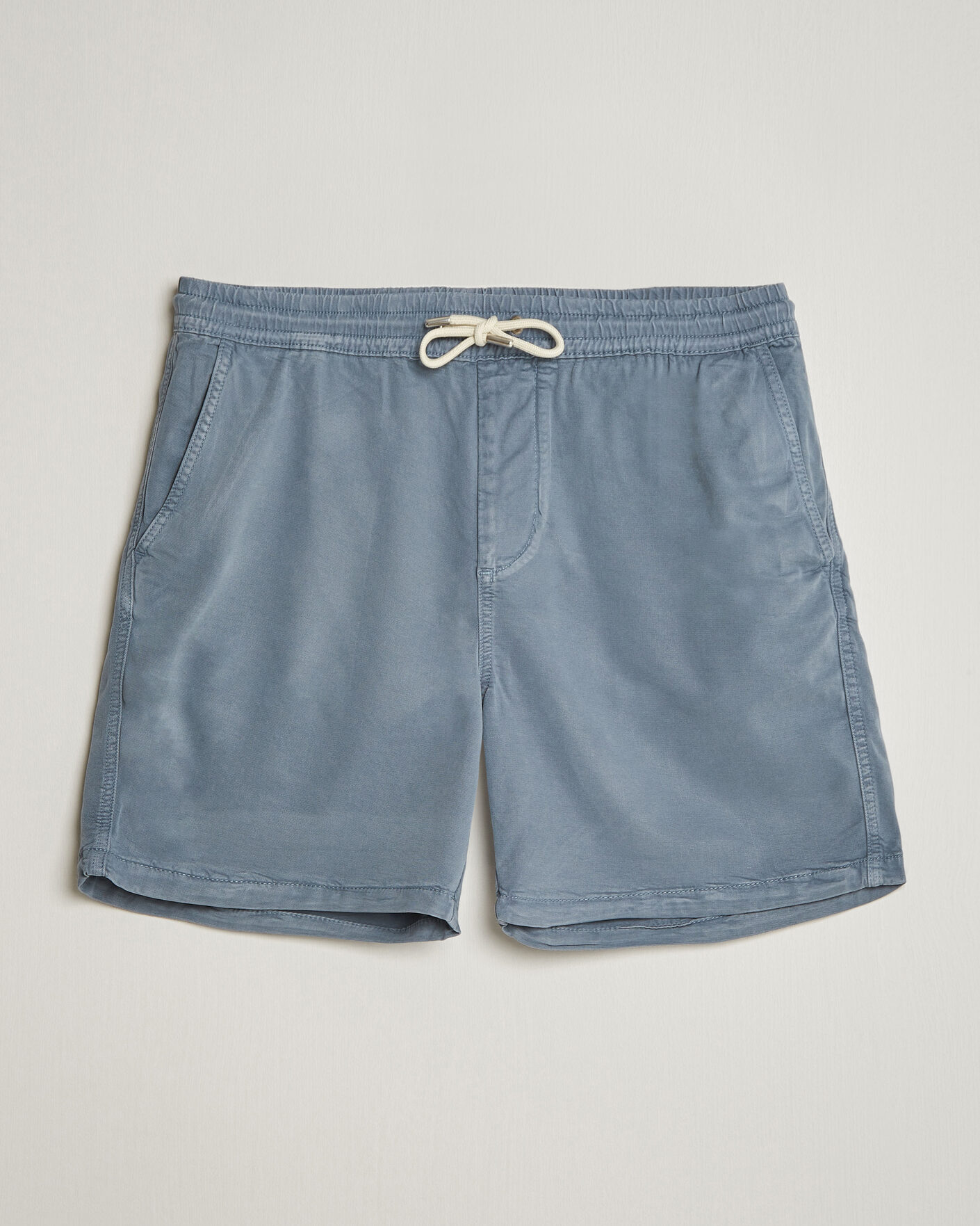 Herr | Shorts | NN07 | Gregor Drawstring Shorts Stone Blue