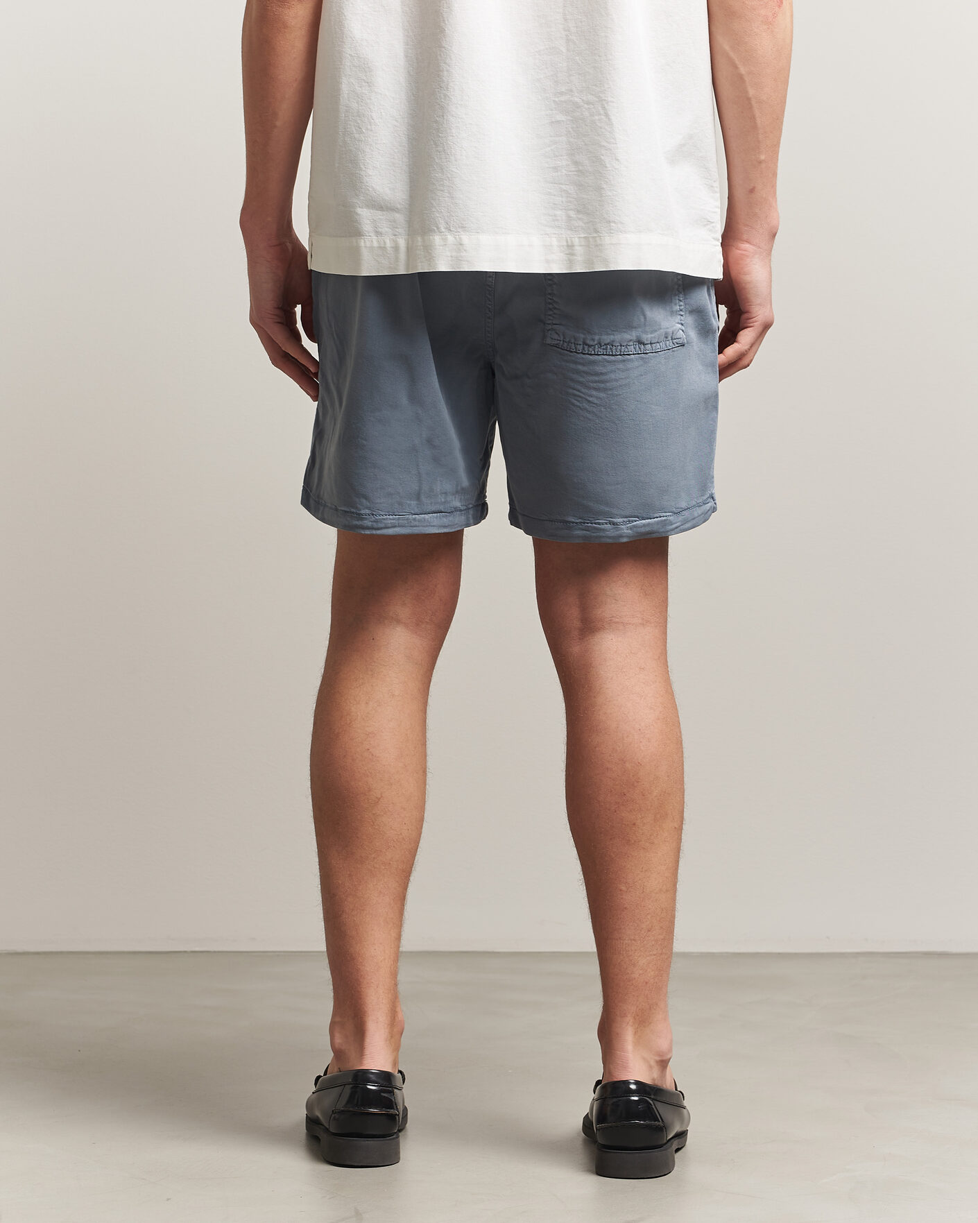 Herr | Shorts | NN07 | Gregor Drawstring Shorts Stone Blue