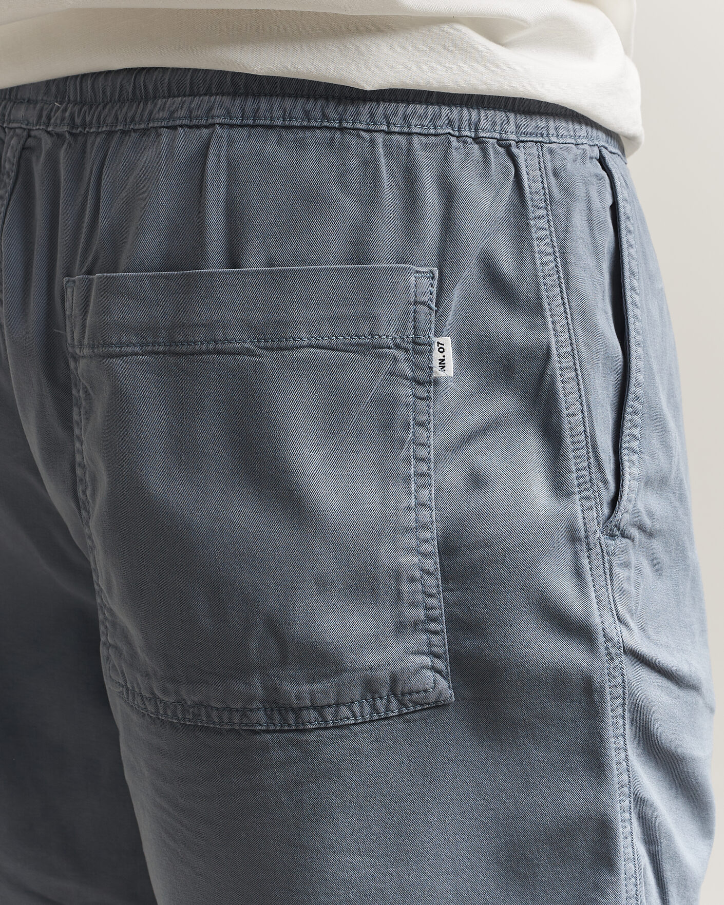 Herr | Shorts | NN07 | Gregor Drawstring Shorts Stone Blue