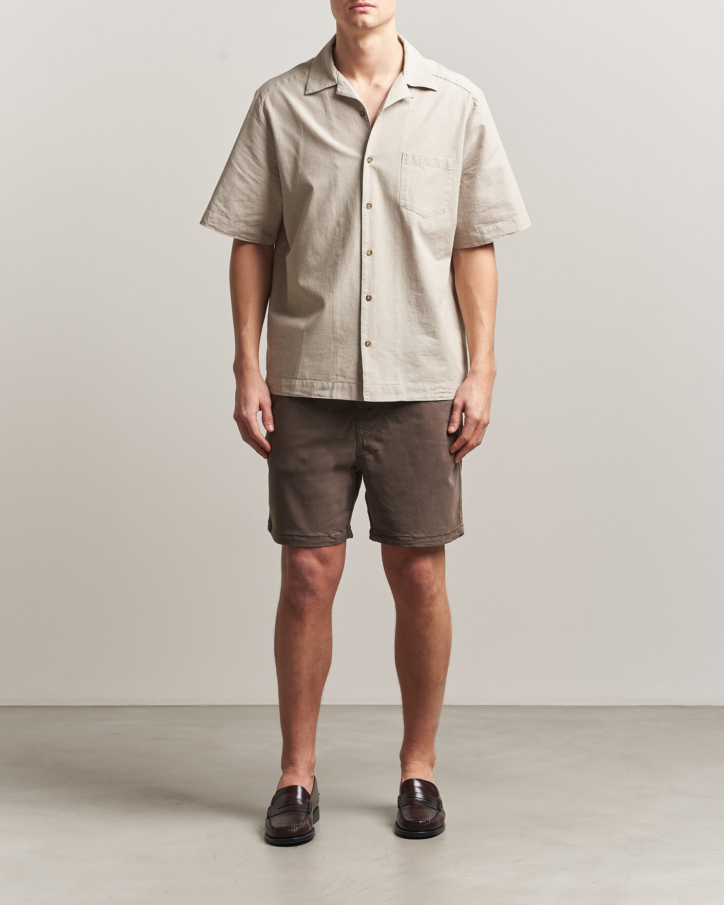Herr | Shorts | NN07 | Gregor Drawstring Shorts Mable Husk