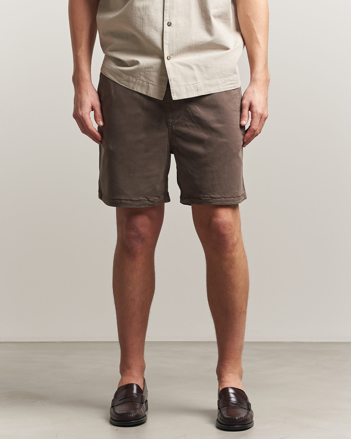 Herr | Shorts | NN07 | Gregor Drawstring Shorts Mable Husk