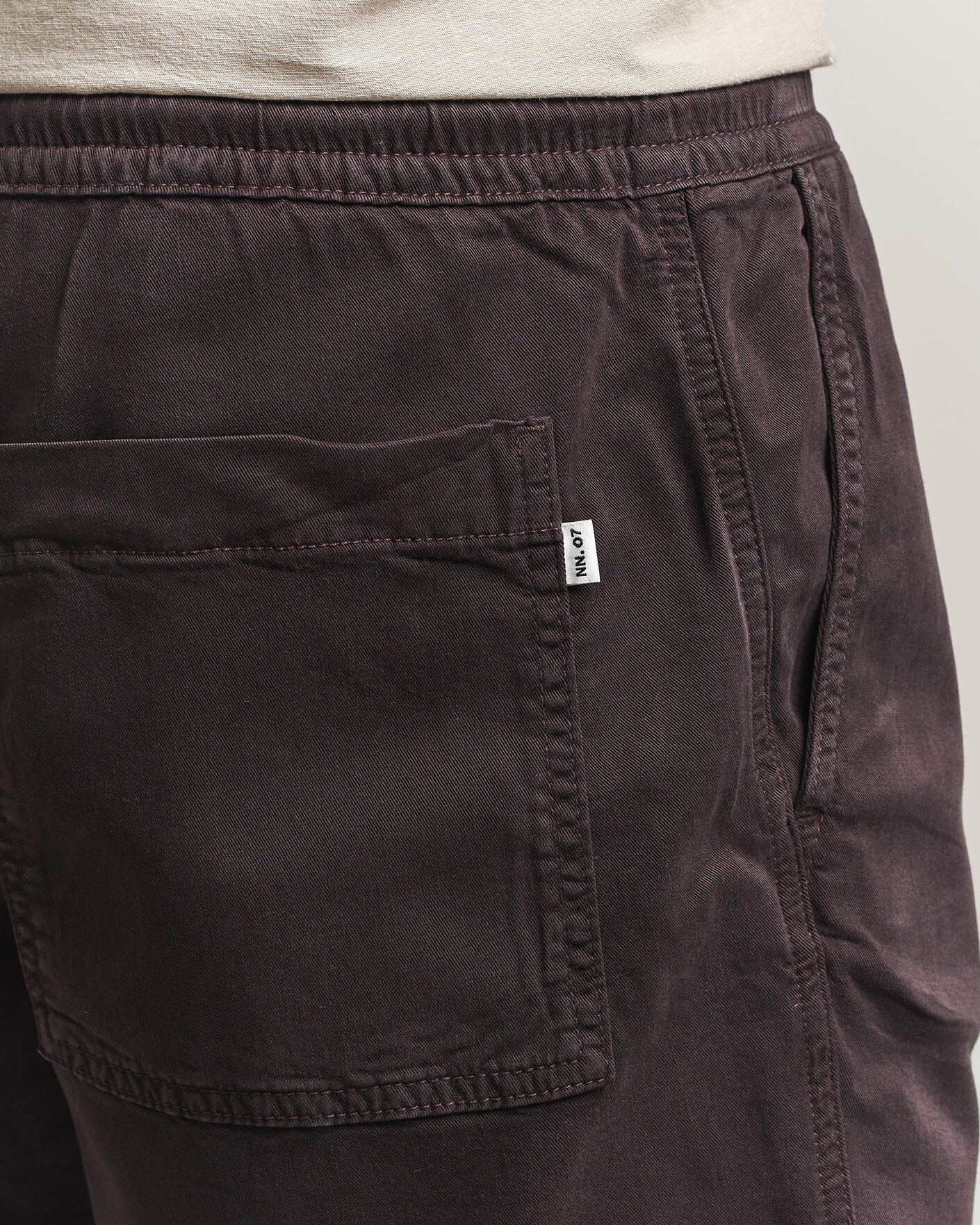 Herr | Shorts | NN07 | Gregor Drawstring Shorts Deep Truffle