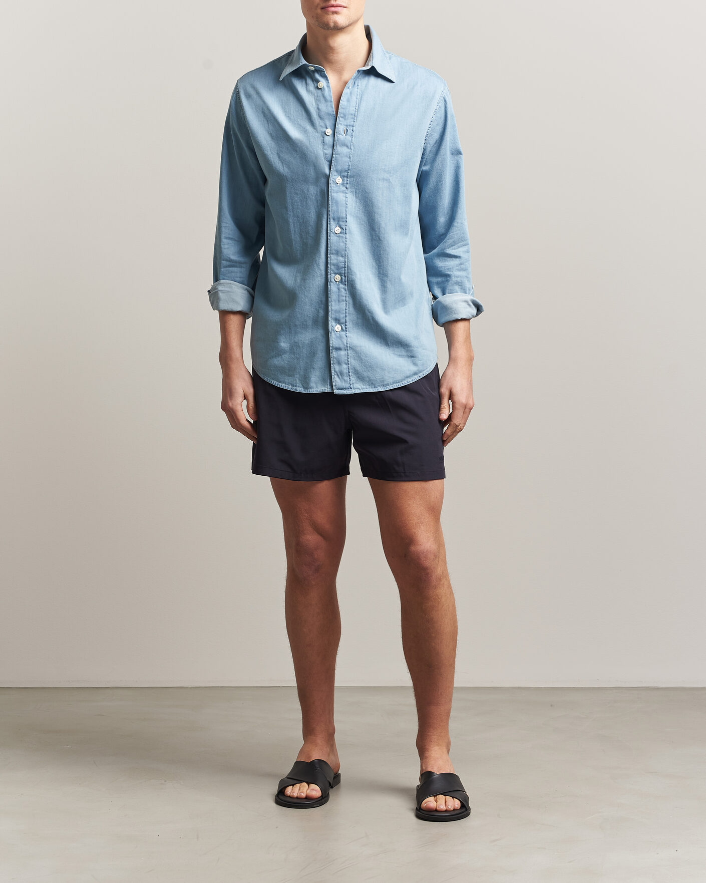 Herr | Badbyxor | NN07 | Holiday Swimshorts Deep Navy