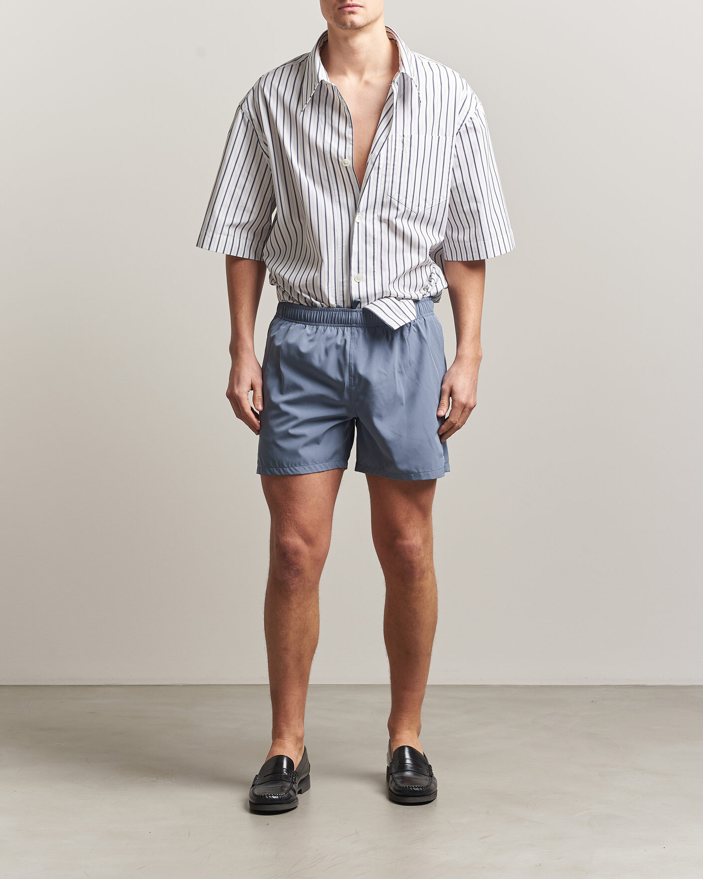 Herr | Badbyxor | NN07 | Holiday Swimshorts Stone Blue