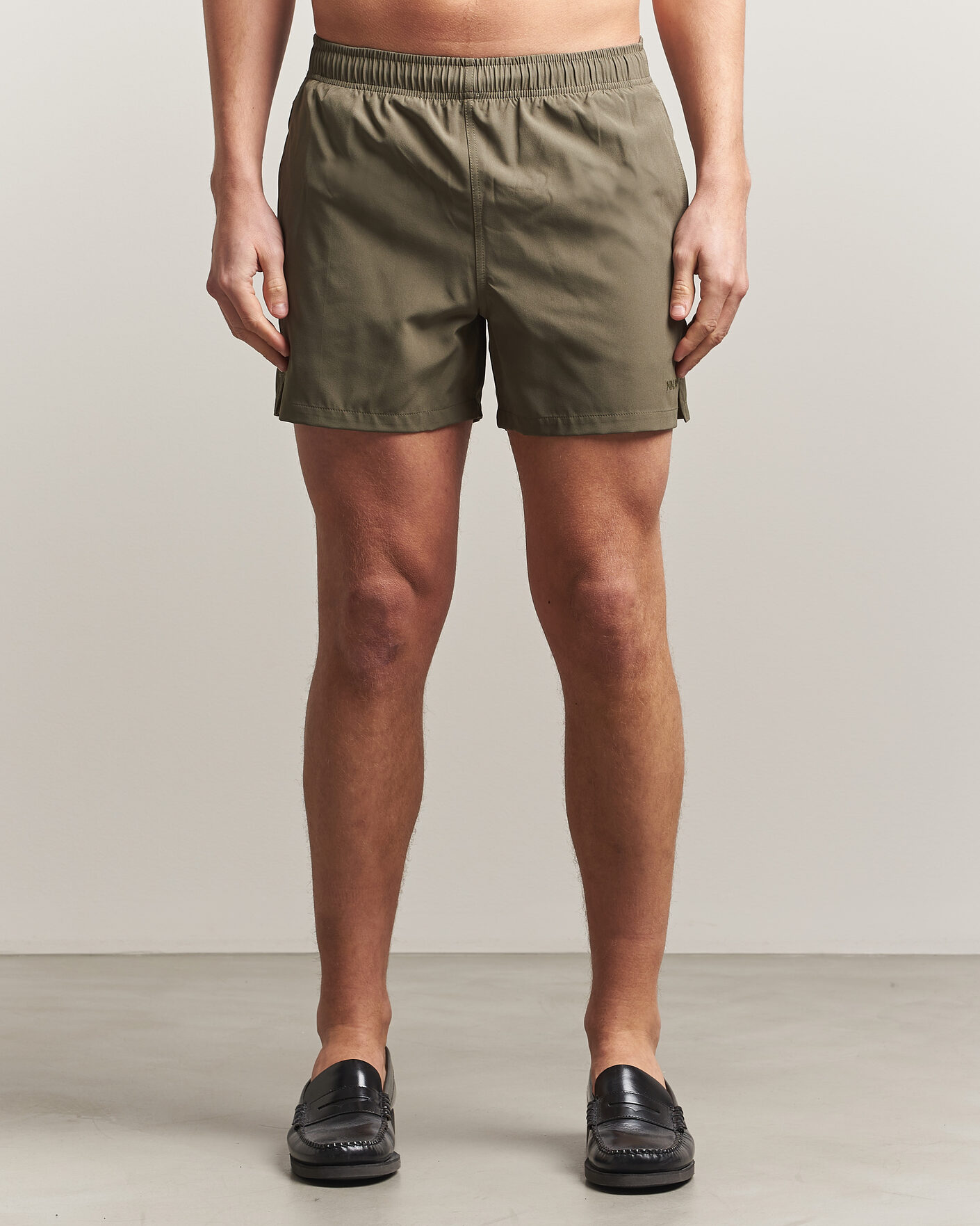Herr | Badbyxor | NN07 | Holiday Swimshorts Capers Green