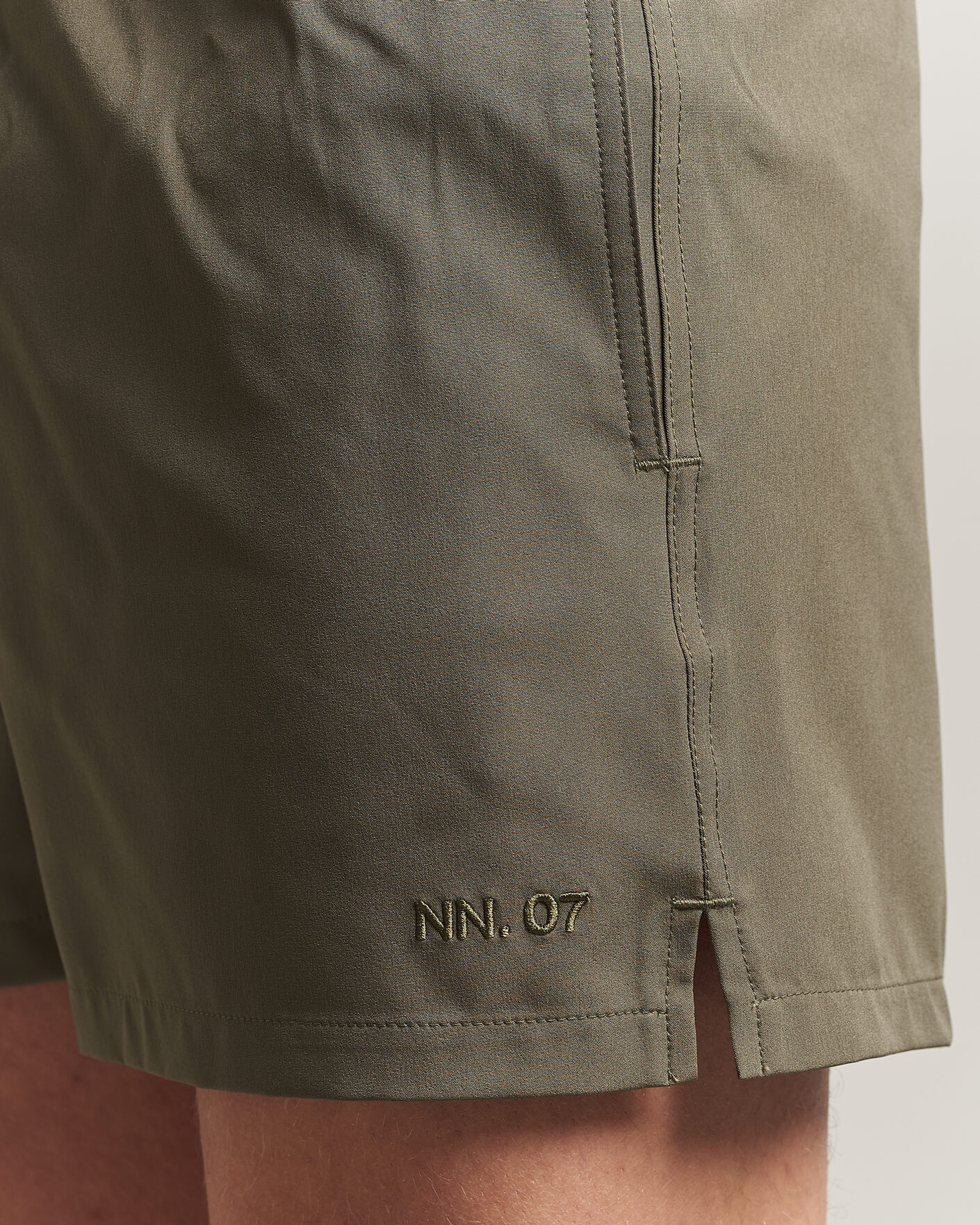 Herr | Badbyxor | NN07 | Holiday Swimshorts Capers Green