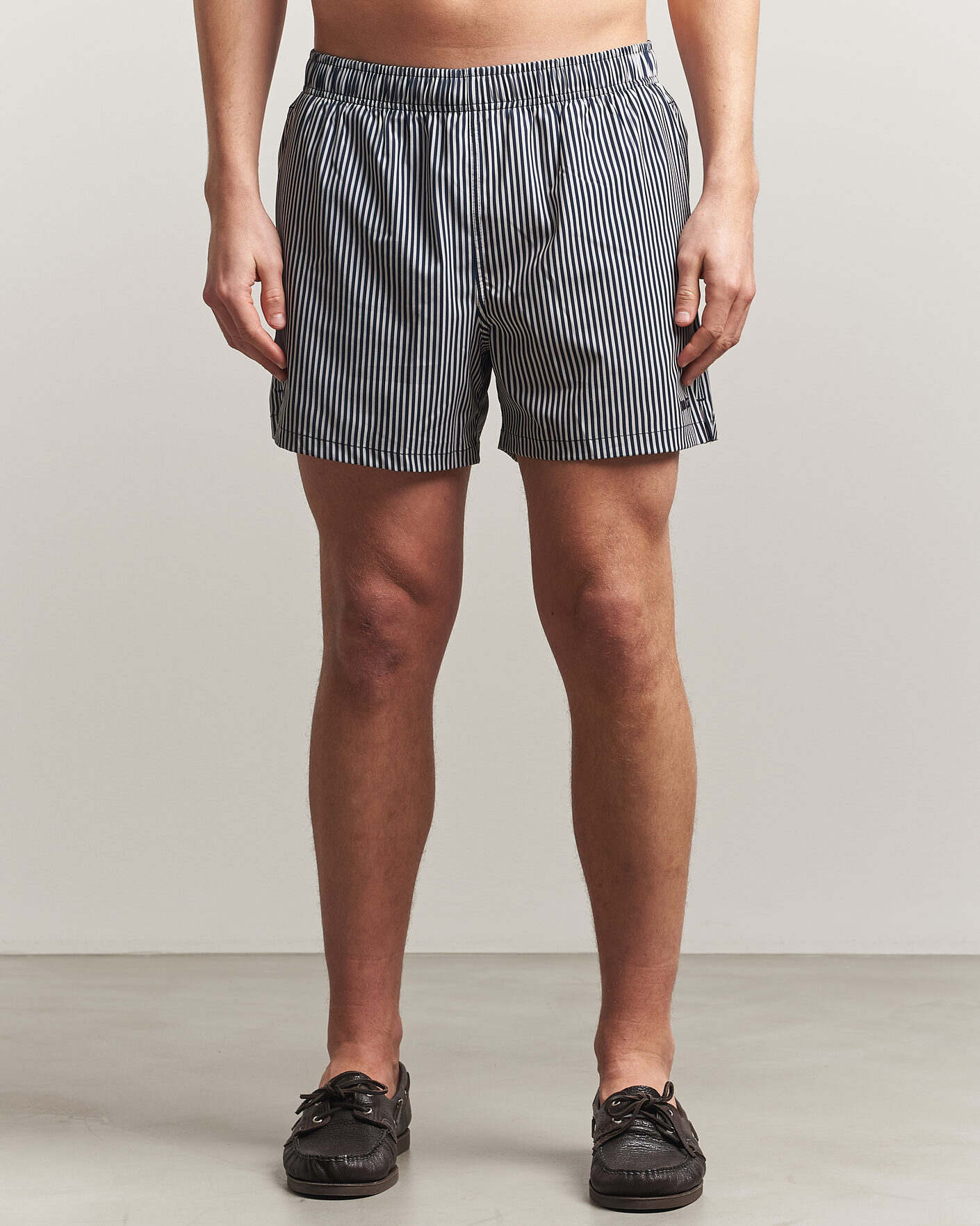 Herr | Badbyxor | NN07 | Holiday Swimshorts Navy/White