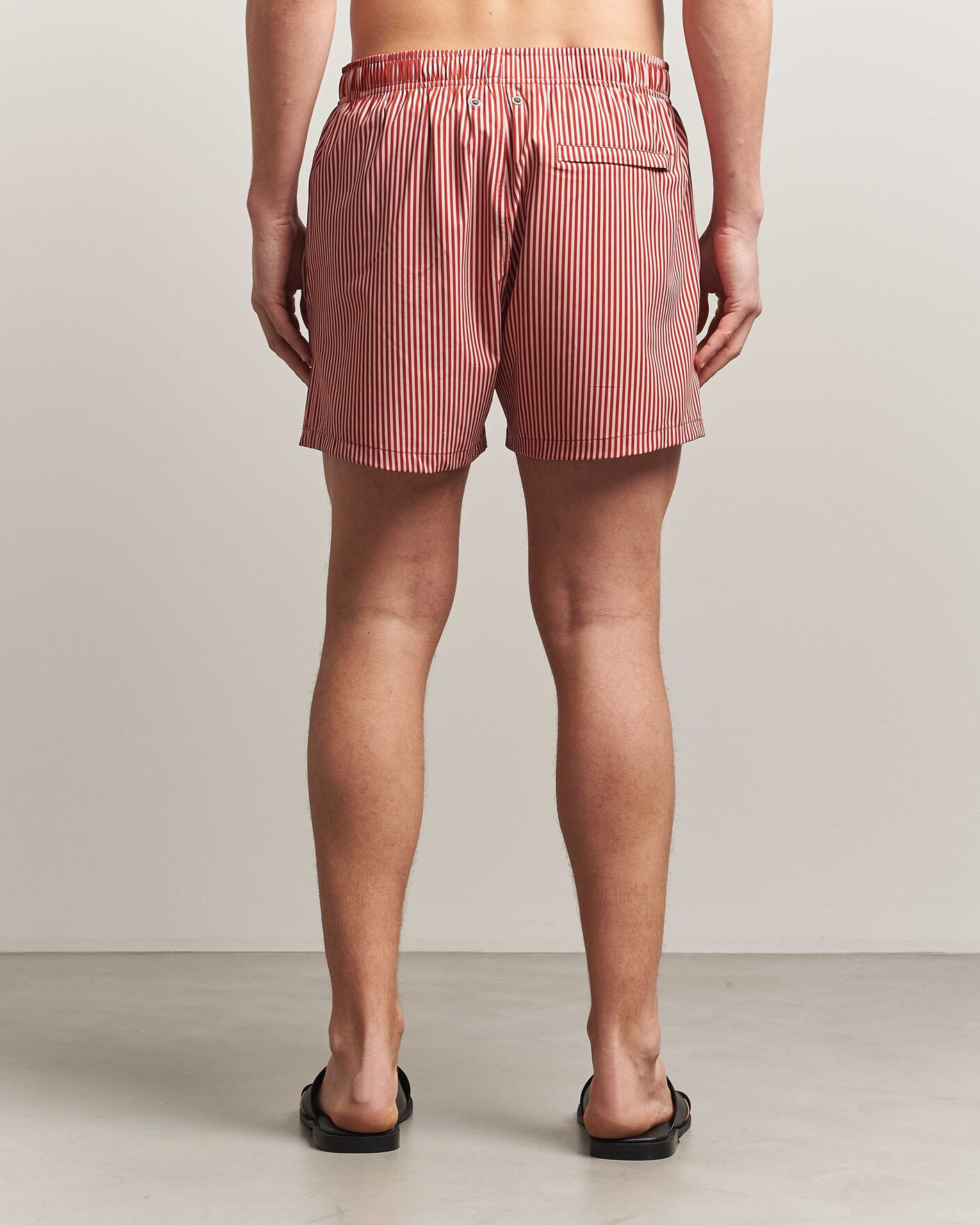 Herr | Badbyxor | NN07 | Holiday Swimshorts Red/White