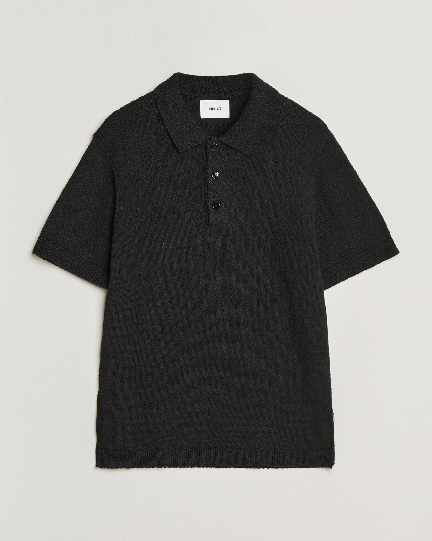 Herr | Pikéer | NN07 | Randy Knitted Polo Black