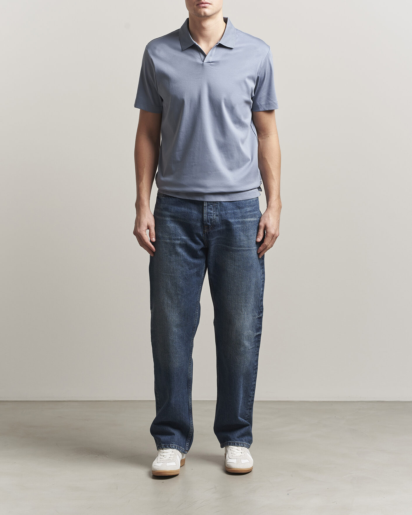 Herr | Pikéer | NN07 | Paul Polo Stone Blue
