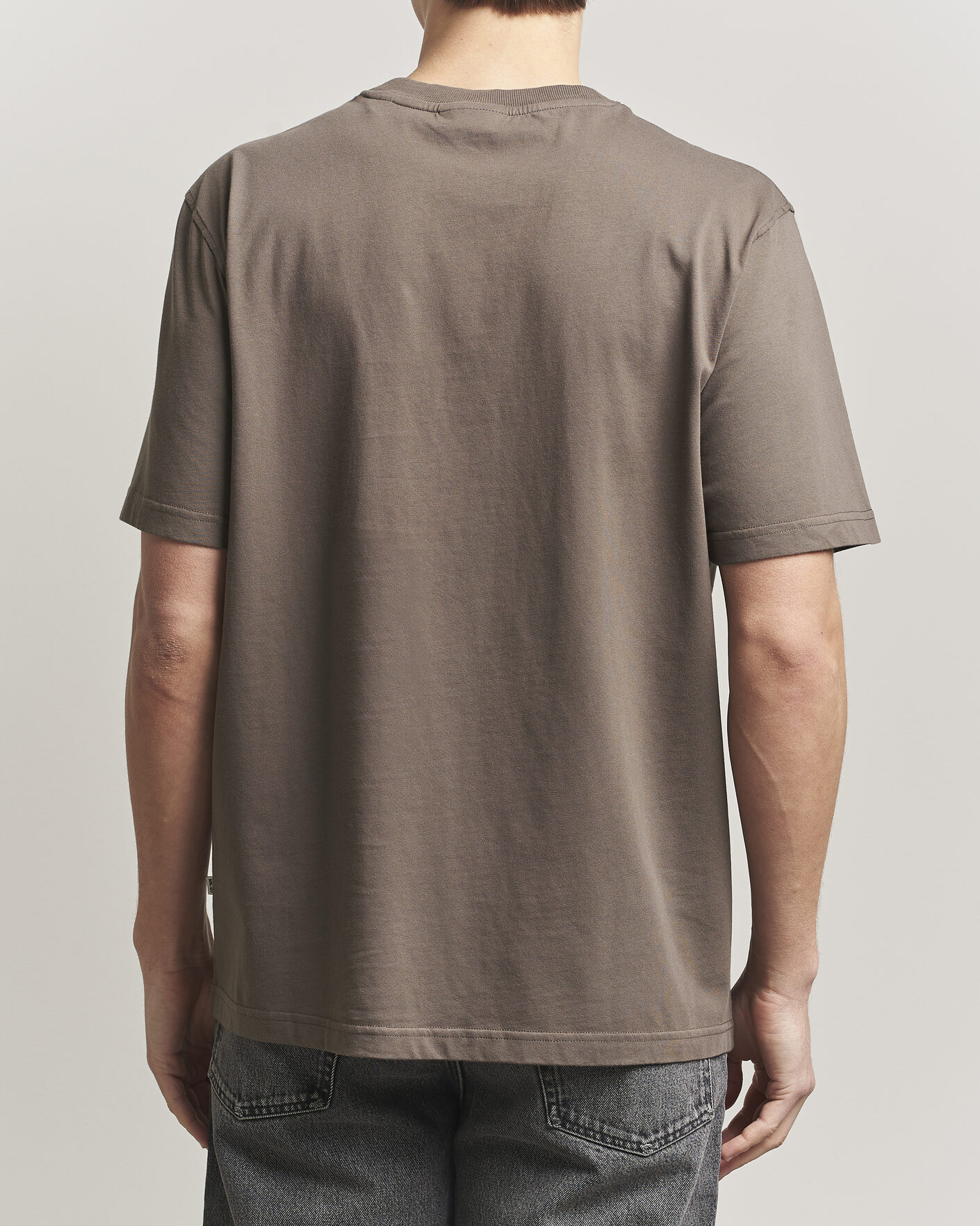 Herr | T-Shirts | NN07 | Adam Pima Crew Neck T-Shirt Mable Husk