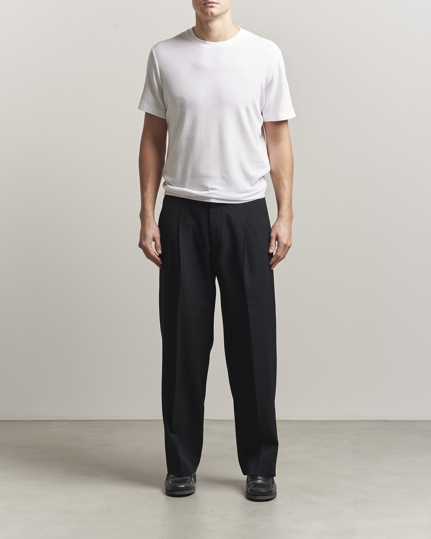 Herr | T-Shirts | NN07 | Clive Crew Neck T-Shirt White
