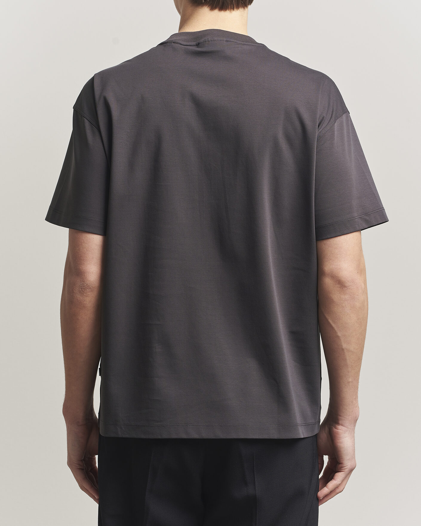 Herr | T-Shirts | NN07 | Lionel Mercerized Crew Neck T-Shirt Deep Truffle