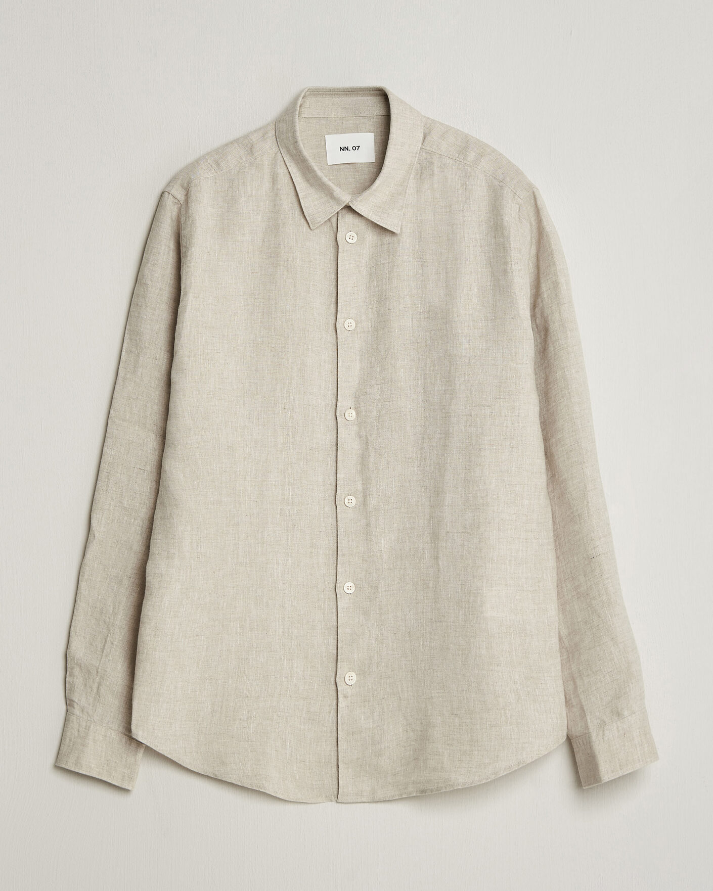 Herr | Skjortor | NN07 | Enzo Linen Shirt Oat