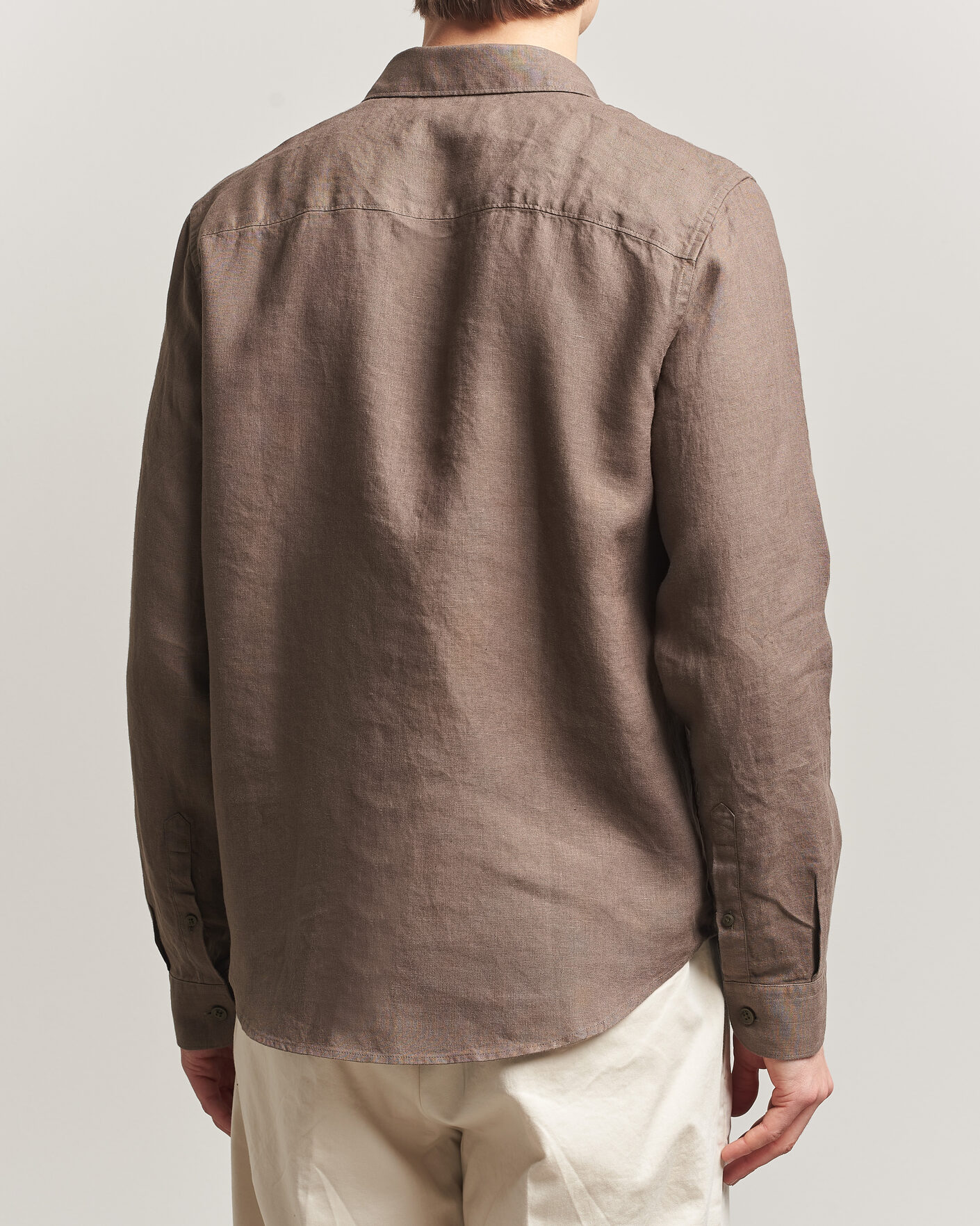 Herr | Skjortor | NN07 | Enzo Linen Shirt Mable Husk