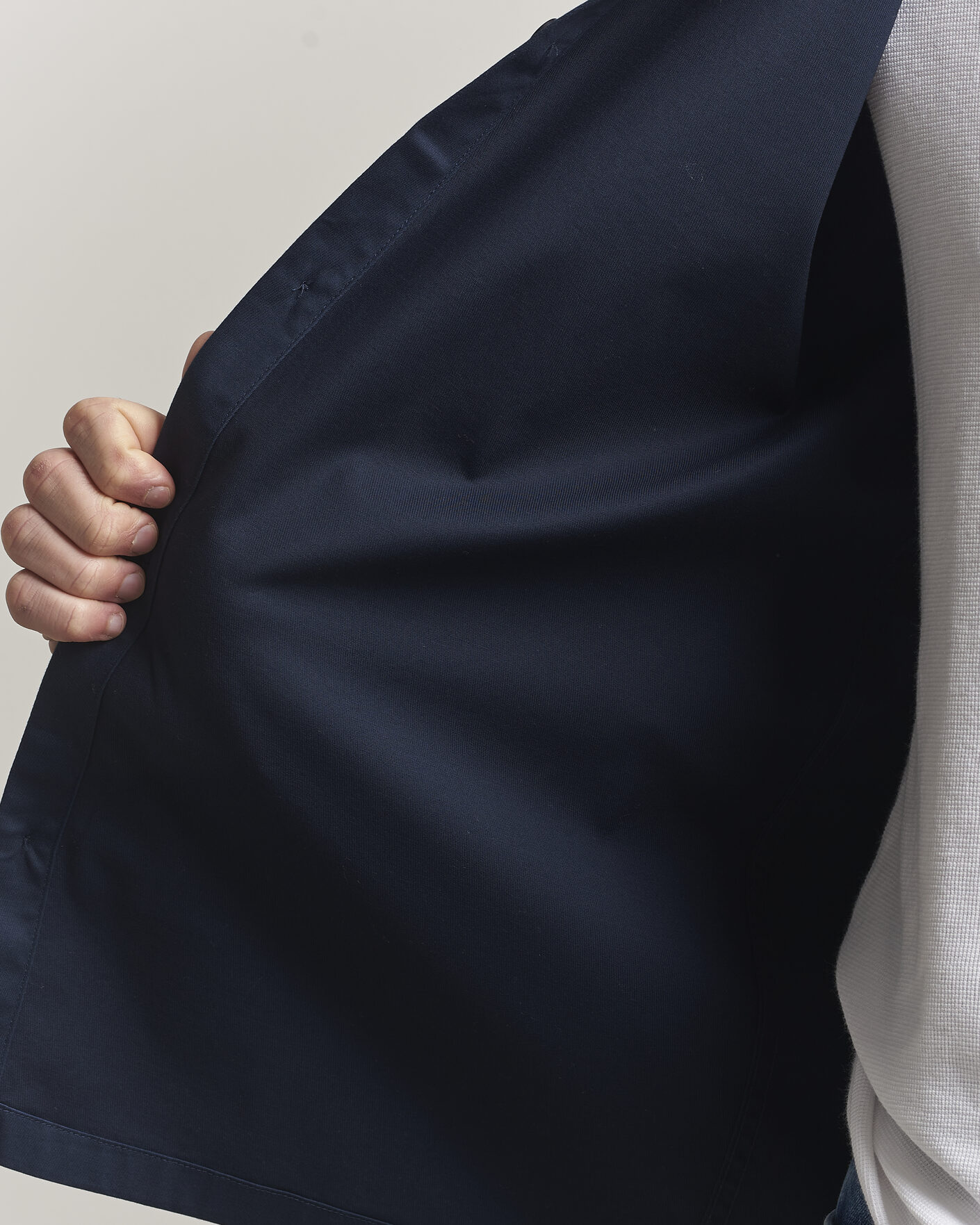 Herr | Skjortor | NN07 | Freddy Cotton Overshirt Navy Blue