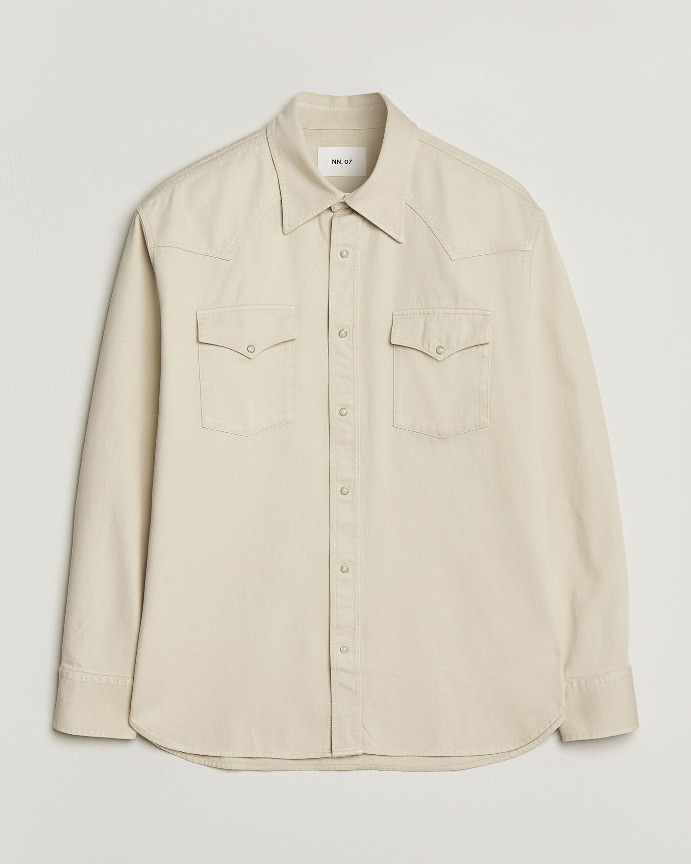 Herr | Skjortor | NN07 | Ricky Western Denim Shirt Ivory