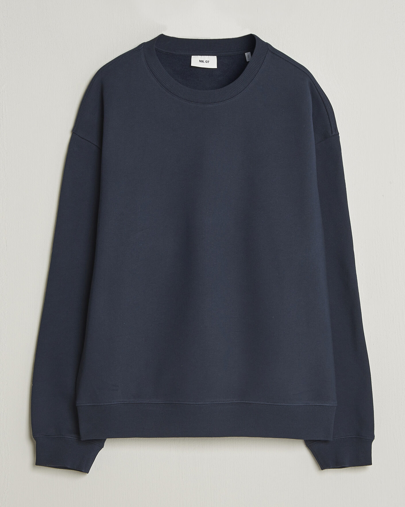 Herr | Tröjor | NN07 | David Crew Neck Sweatshirt Navy Blue