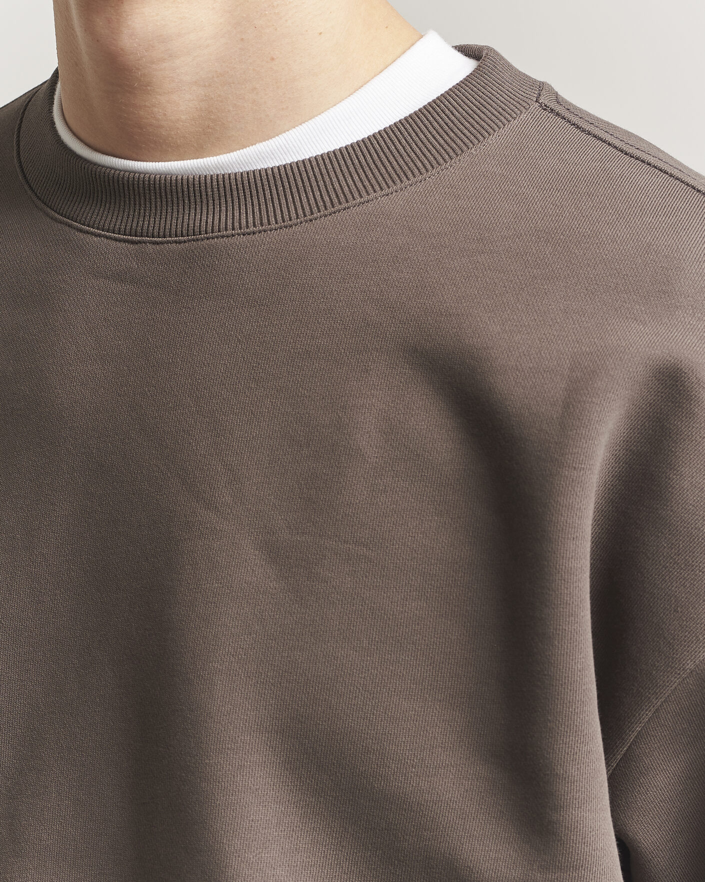 Herr | Tröjor | NN07 | David Crew Neck Sweatshirt Mable Husk