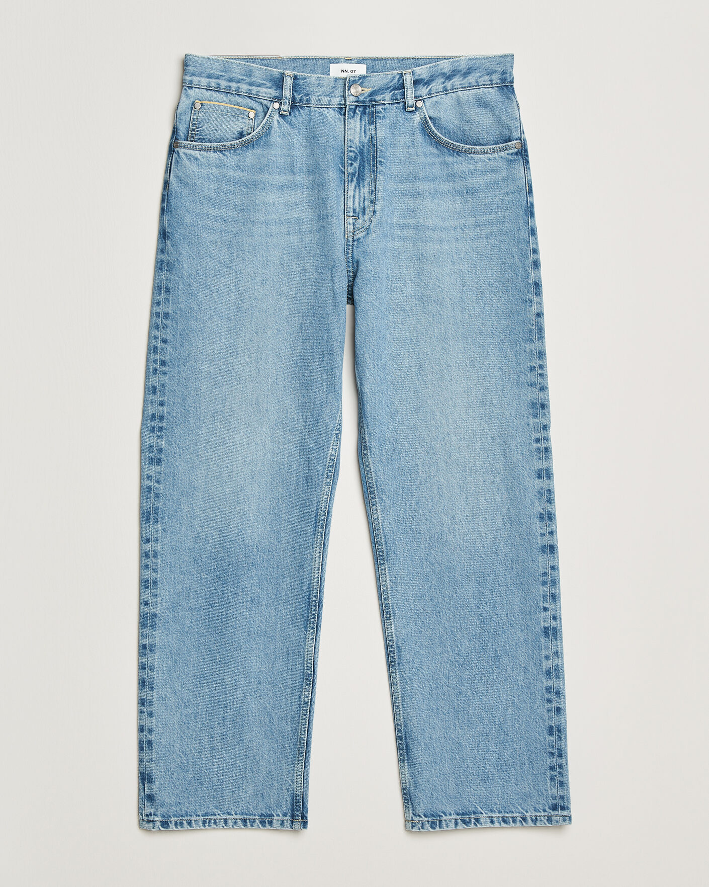 Herr | Skjortor | NN07 | Otis Loose Fit Selvedge Jeans Light Blue