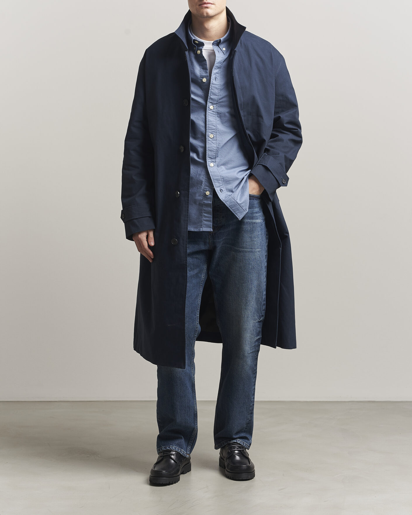 Herr | Jackor | NN07 | Gibson Coat Navy Blue