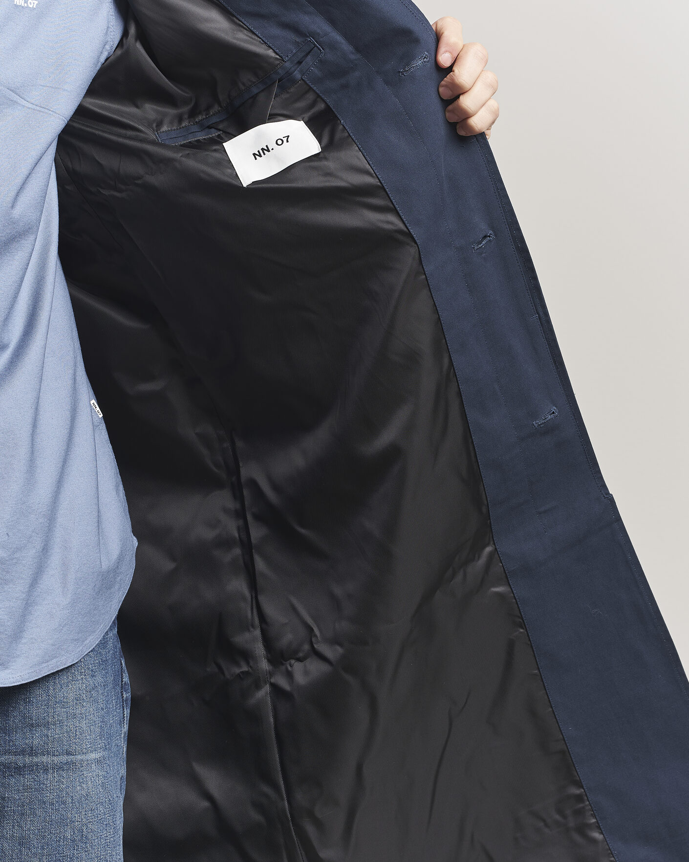 Herr | Jackor | NN07 | Gibson Coat Navy Blue