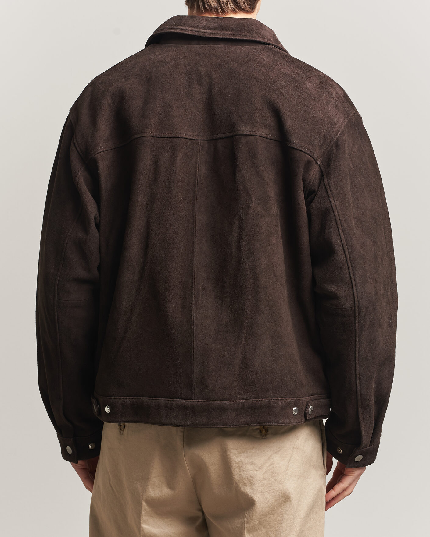 Herr | Jackor | NN07 | Petrus Suede Jacket Deep Truffle