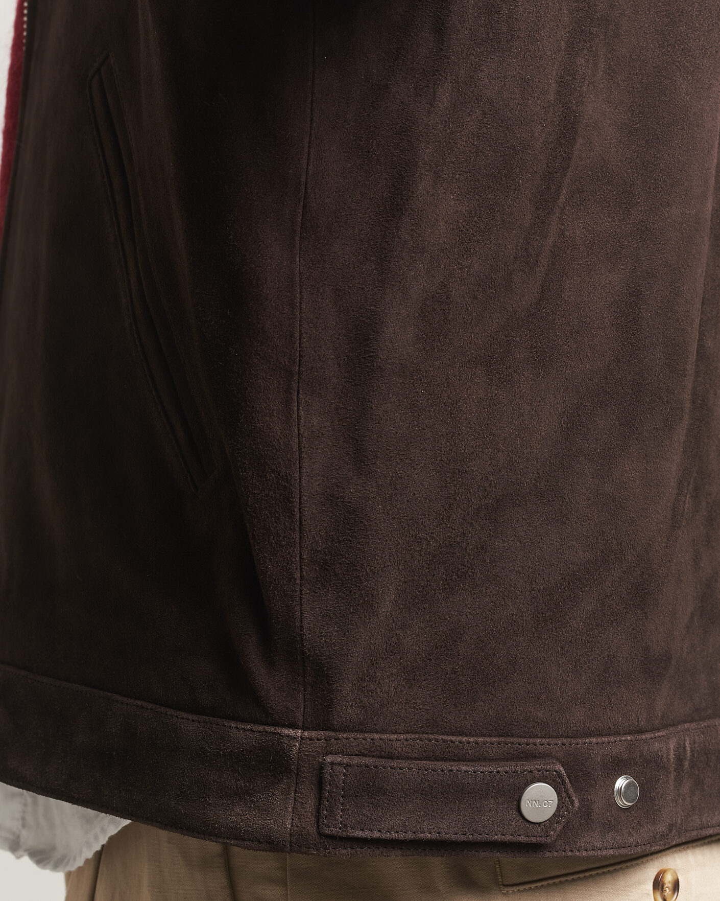 Herr | Jackor | NN07 | Petrus Suede Jacket Deep Truffle