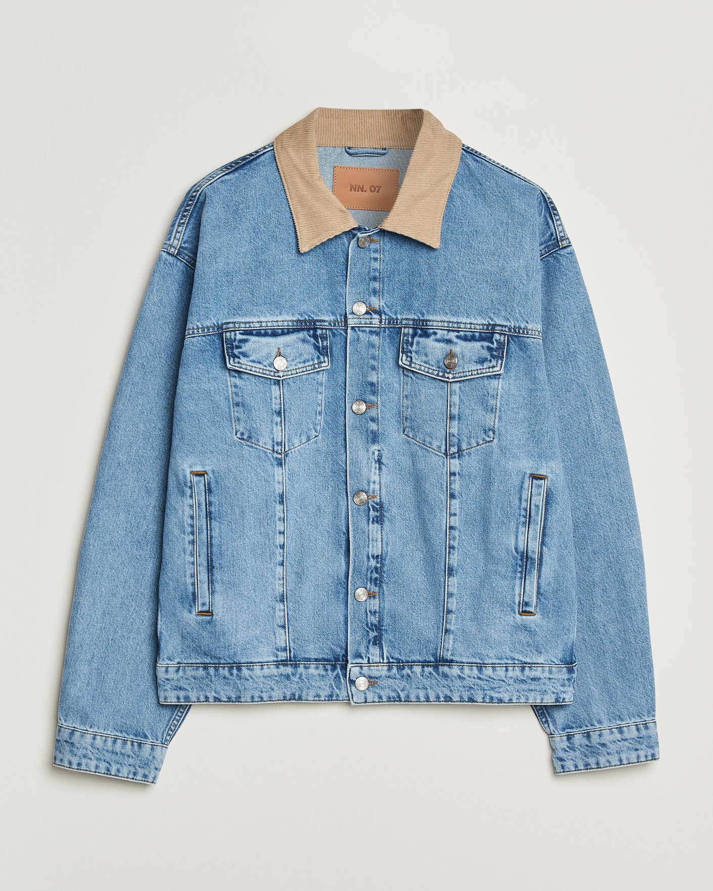 Herr | Jackor | NN07 | Roy Denim Jacket Vintage Blue