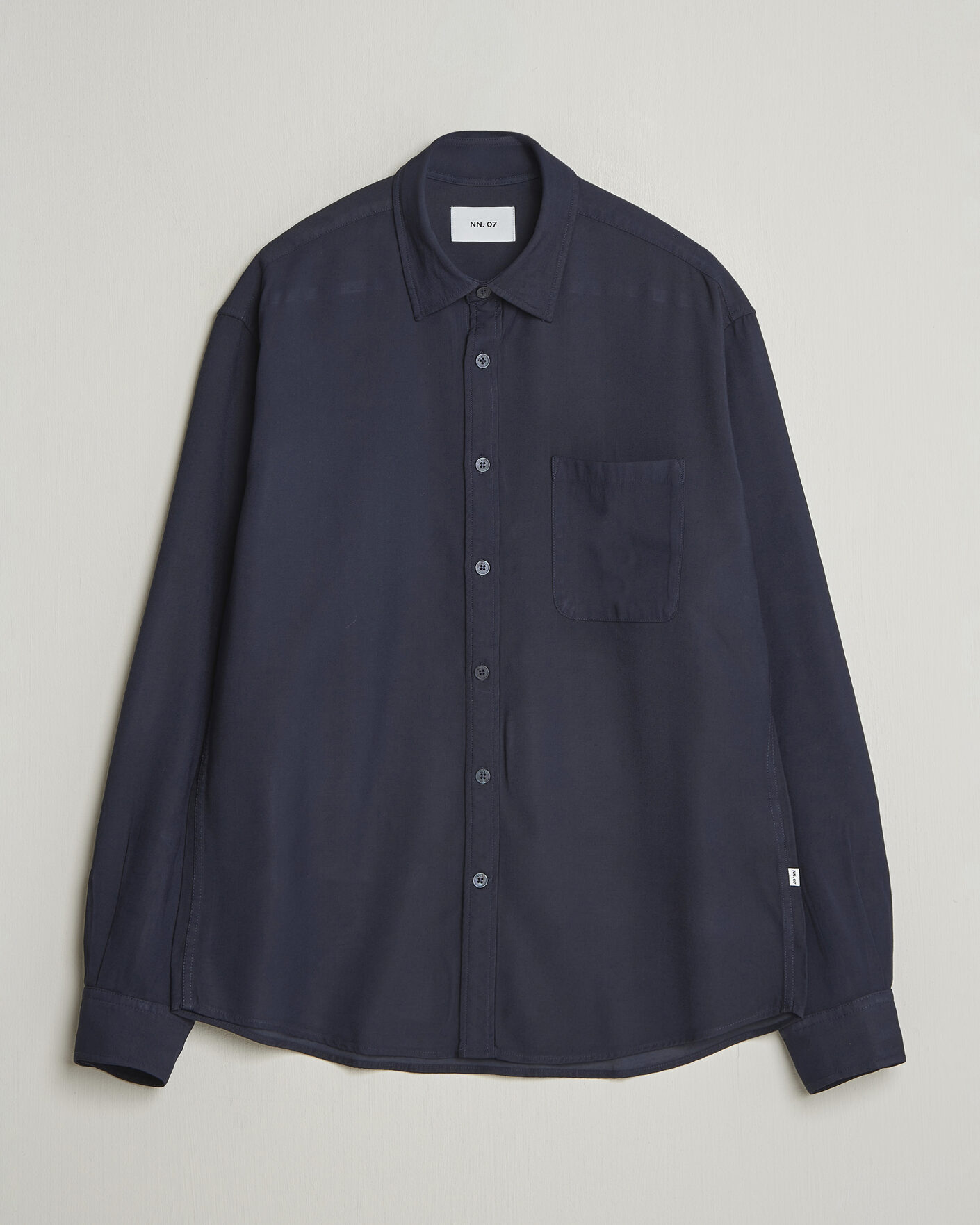 Herr | Skjortor | NN07 | Deon Tencel Shirt Navy Blue