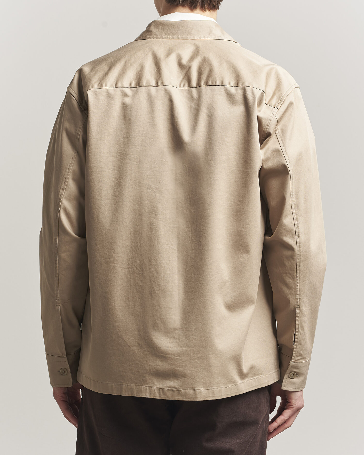Herr | Skjortor | NN07 | Freddy Cotton Overshirt Desert Khaki