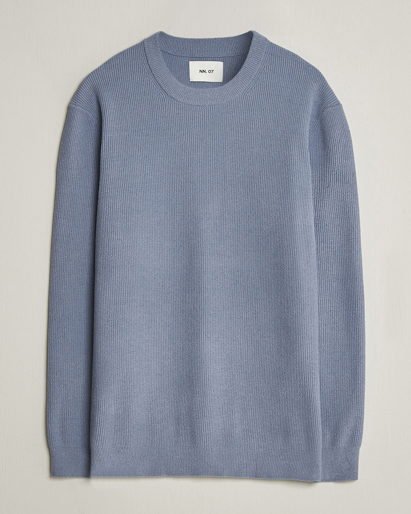 Herr | Tröjor | NN07 | Danny Knitted Sweater Stone Blue