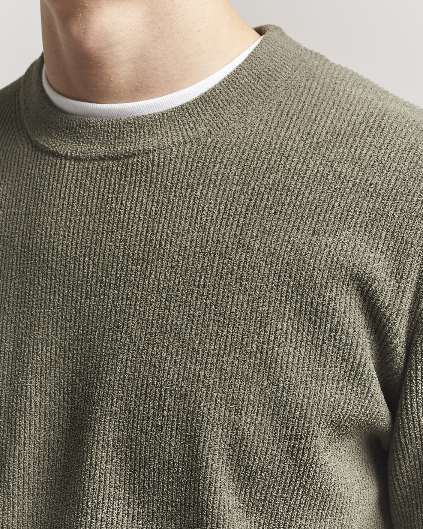 Herr | Tröjor | NN07 | Danny Knitted Sweater Capers Green