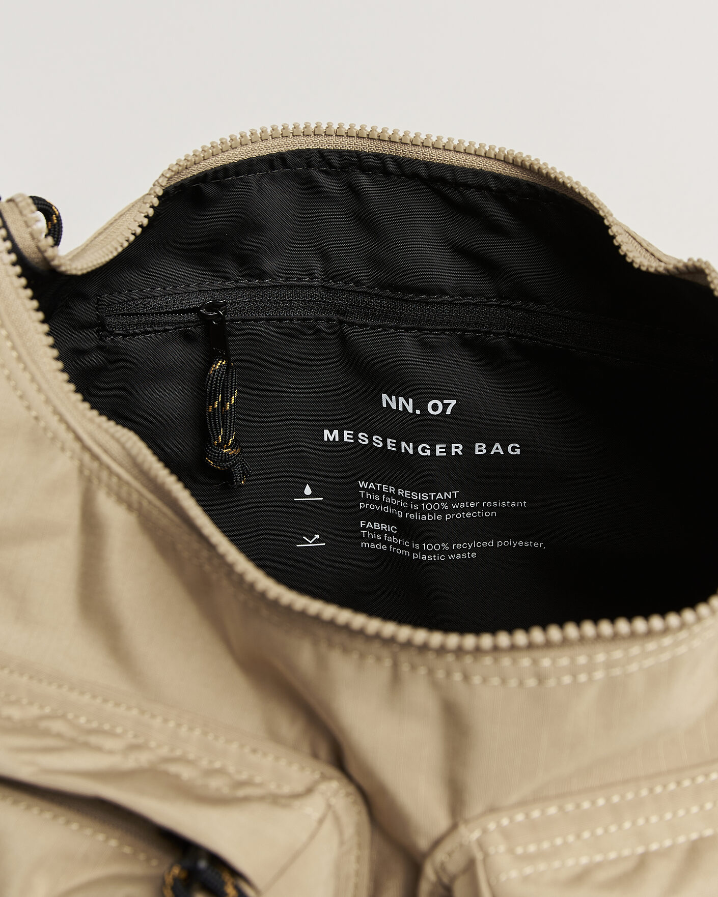 Herr | Väskor | NN07 | Nylon Ripstop Messenger Bag Desert Khaki
