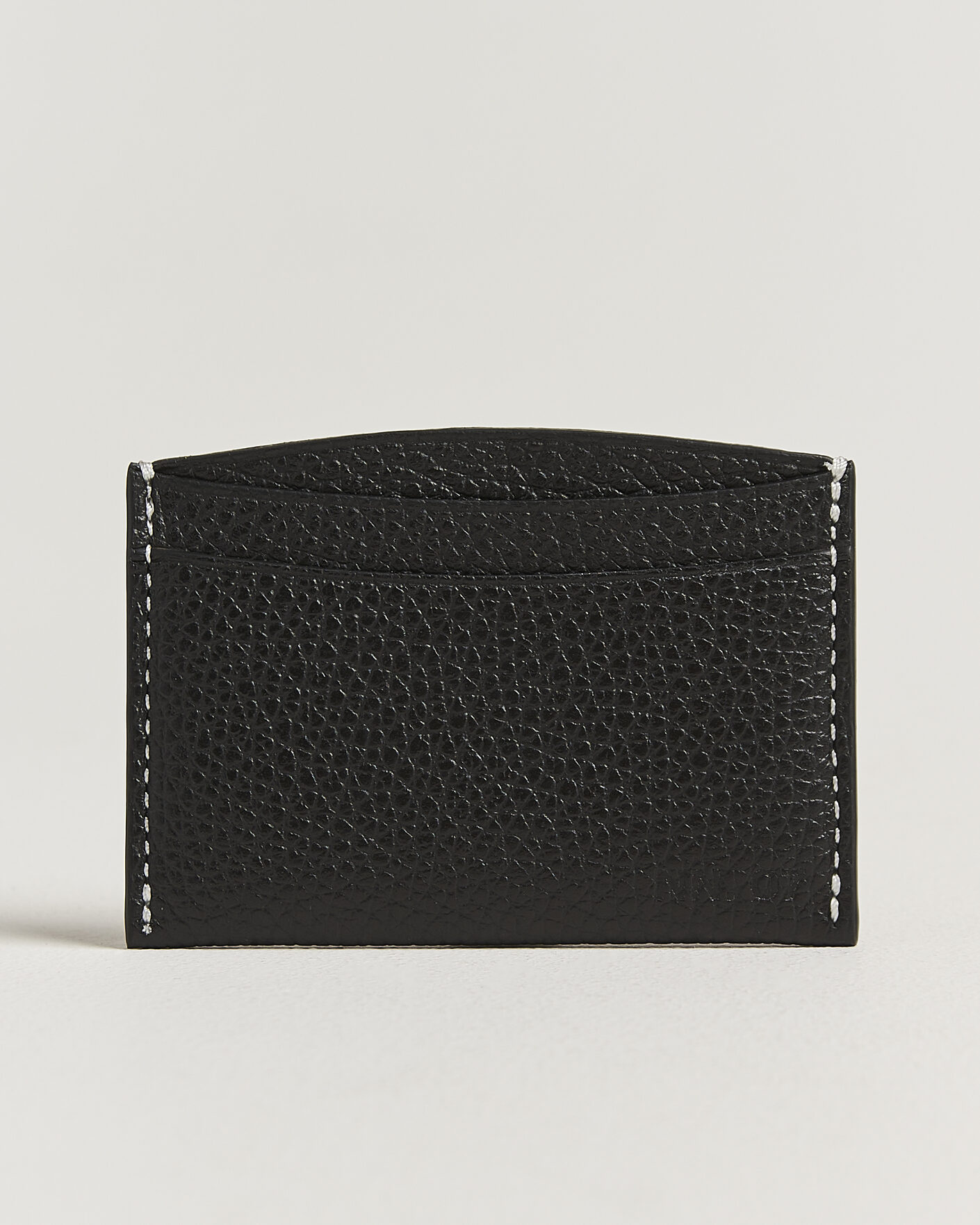 Herr | Plånböcker | NN07 | Grained Leather Card Holder Black